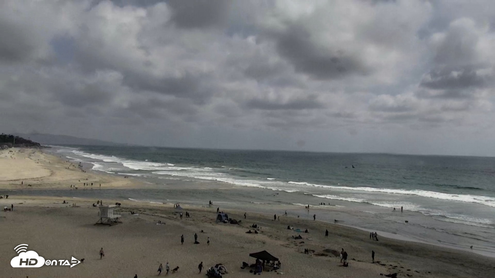 Snapshot of Del Mar Beach North Live Webcam taken May 16, 2026, 3:42pm PDT