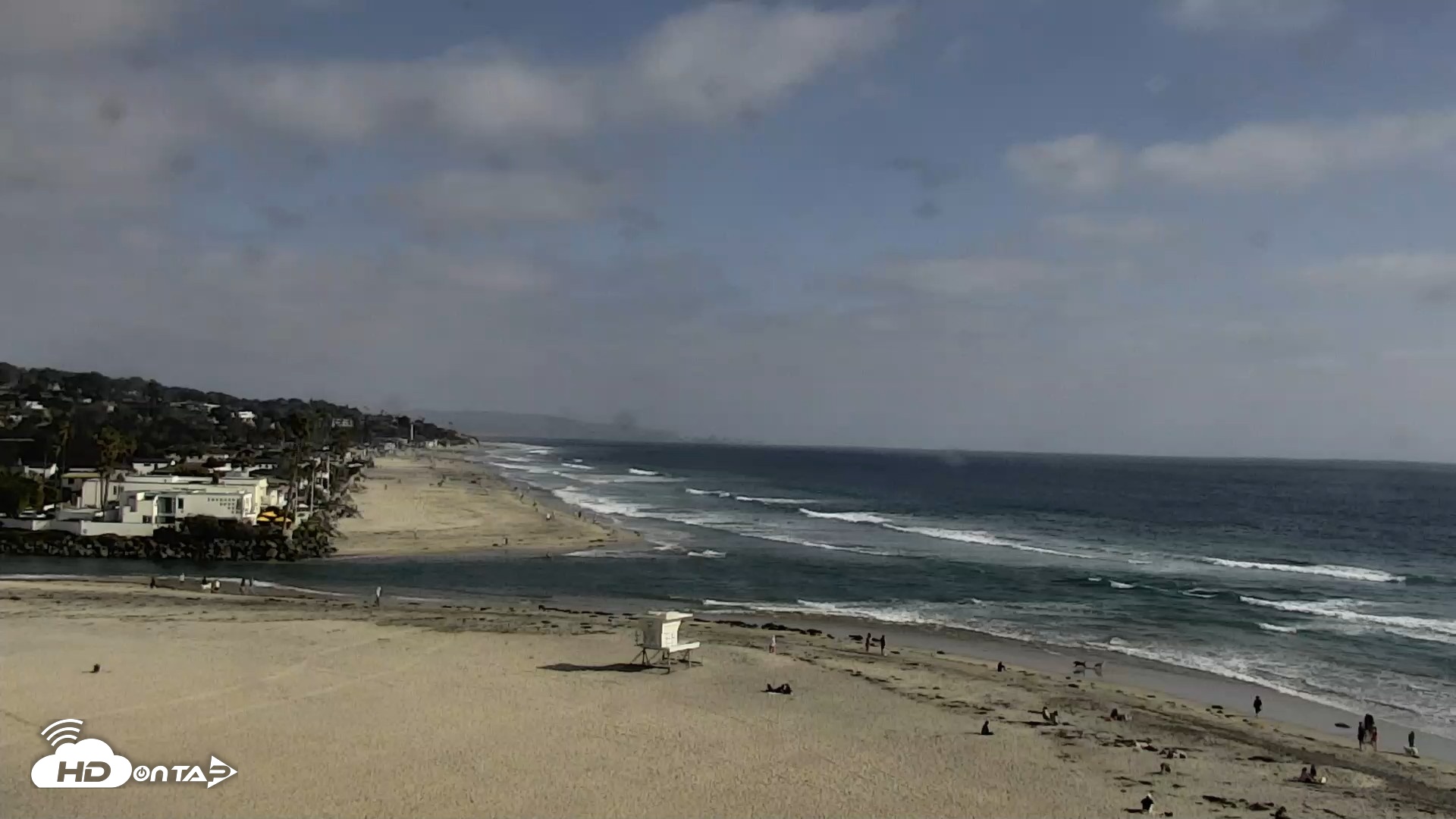 Snapshot of Del Mar Beach North Live Webcam taken May 22, 2026, 5:14pm PDT
