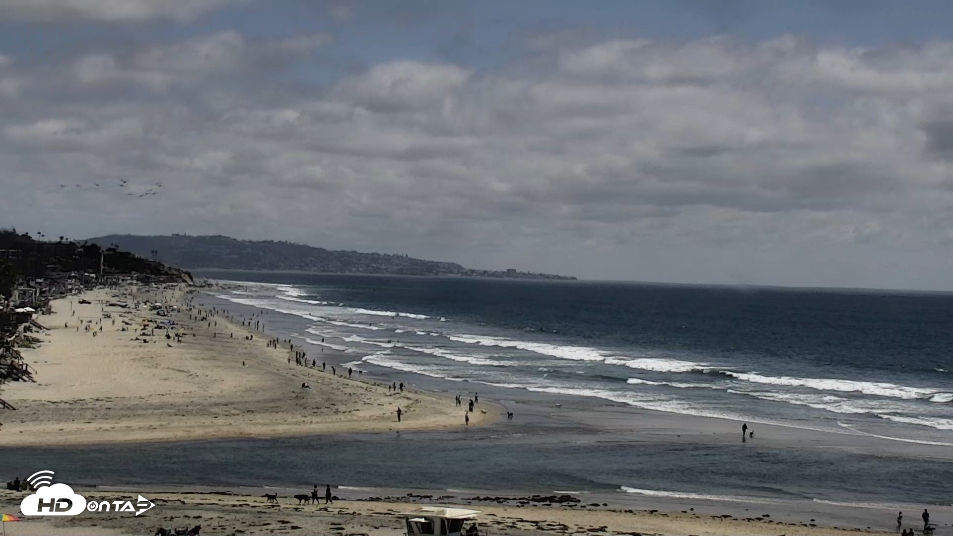 Snapshot of Del Mar Beach North Live Webcam taken May 25, 2026, 2:41pm PDT