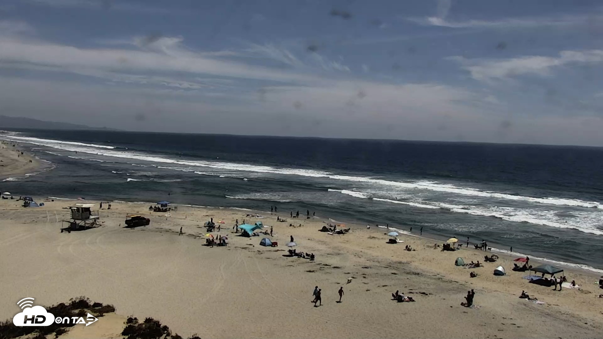 Snapshot of Del Mar Beach North Live Webcam taken Jul 3, 2026, 2:09pm PDT
