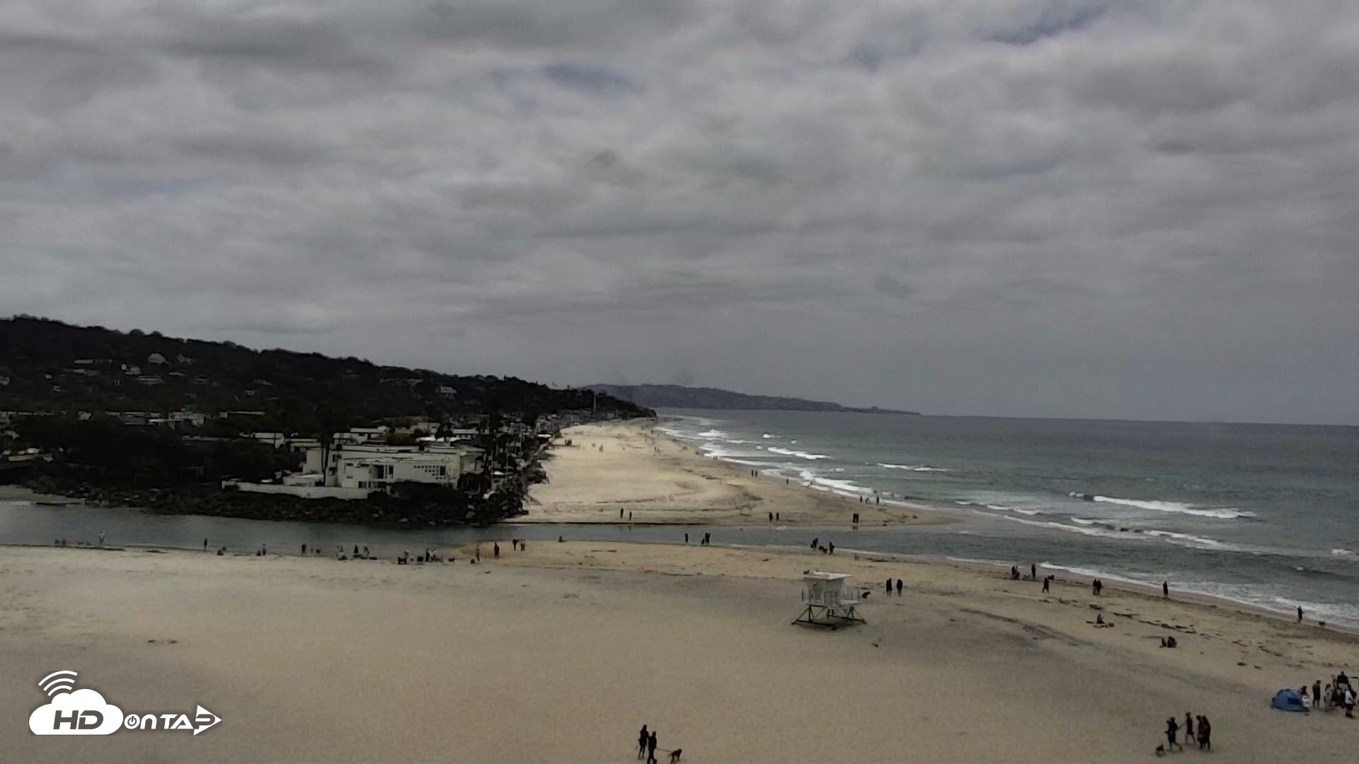 Snapshot of Del Mar Beach North Live Webcam taken May 3, 2026, 12:29pm PDT