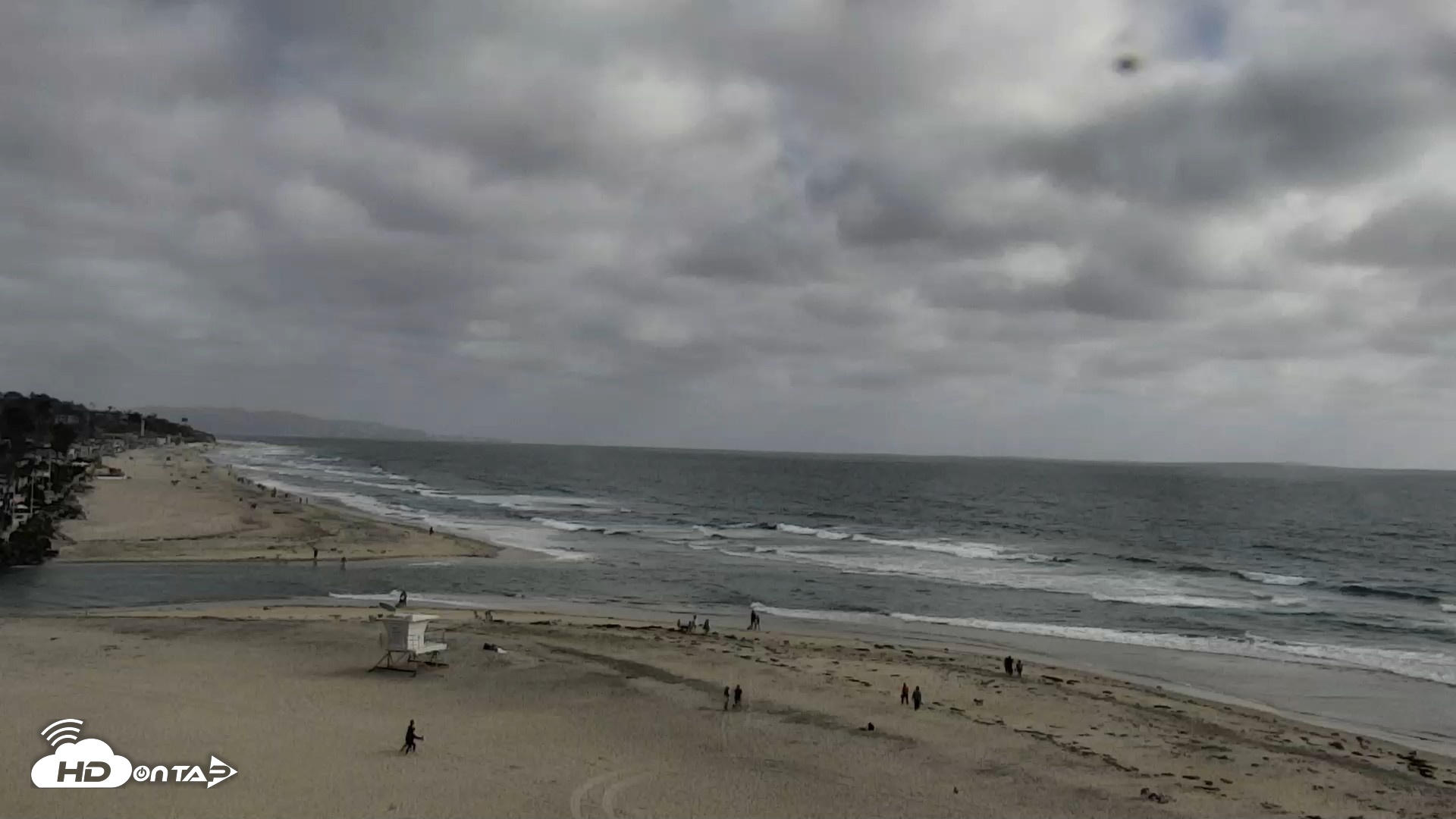 Snapshot of Del Mar Beach North Live Webcam taken Apr 24, 2026, 5:04pm PDT