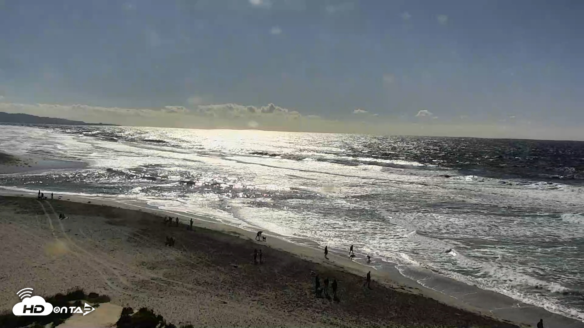Snapshot of Del Mar Beach North Live Webcam taken Jan 8, 2026, 12:50pm PST