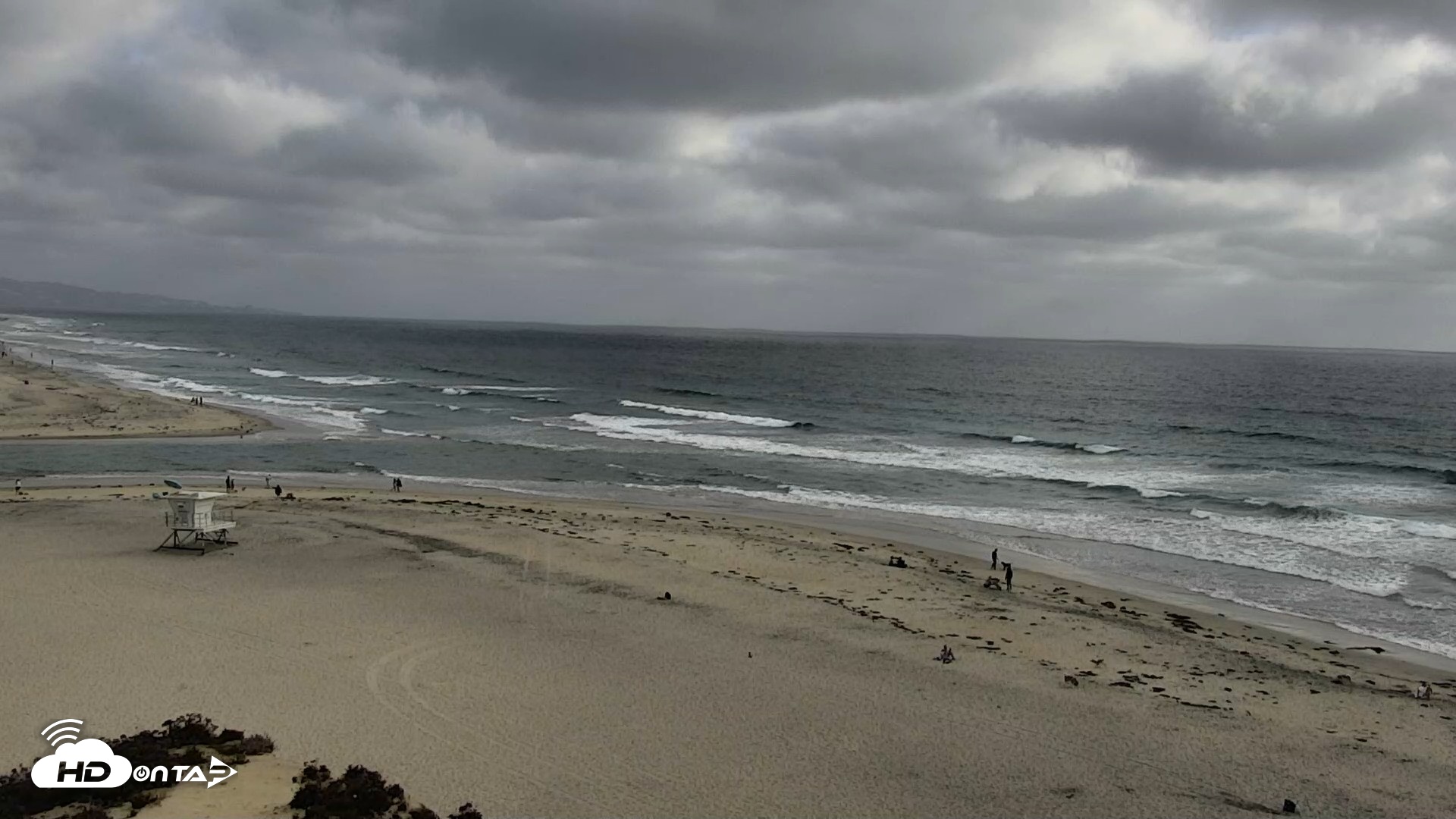 Snapshot of Del Mar Beach North Live Webcam taken Apr 24, 2026, 5:31pm PDT