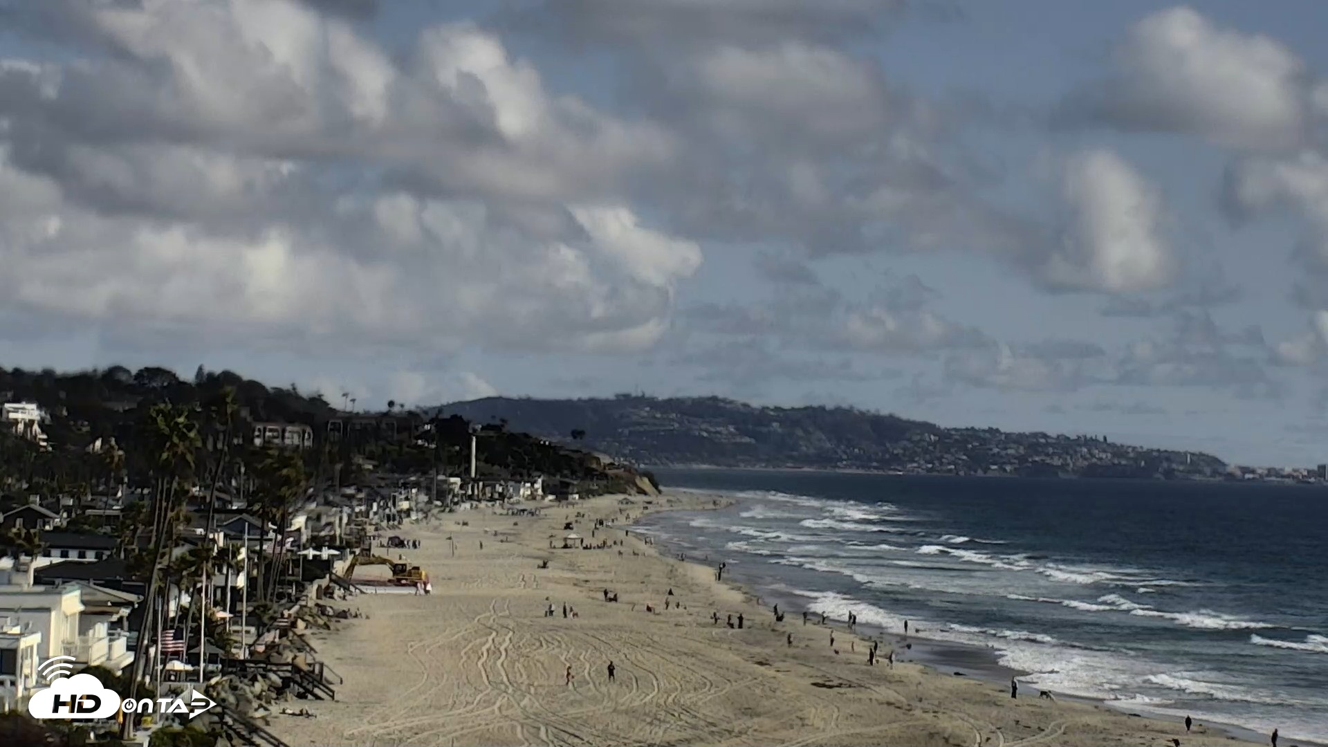 Snapshot of Del Mar Beach North Live Webcam taken Apr 26, 2026, 4:56pm PDT