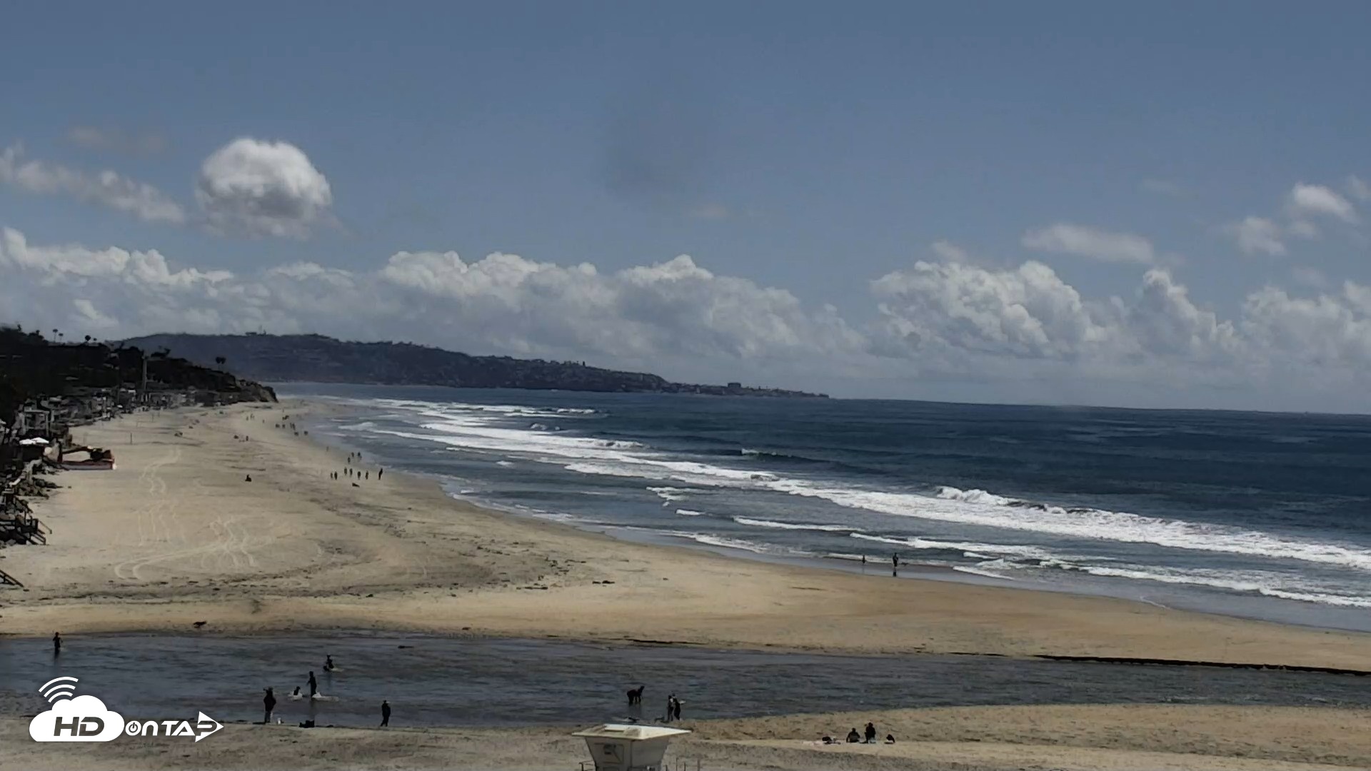 Snapshot of Del Mar Beach North Live Webcam taken Apr 13, 2026, 2:21pm PDT