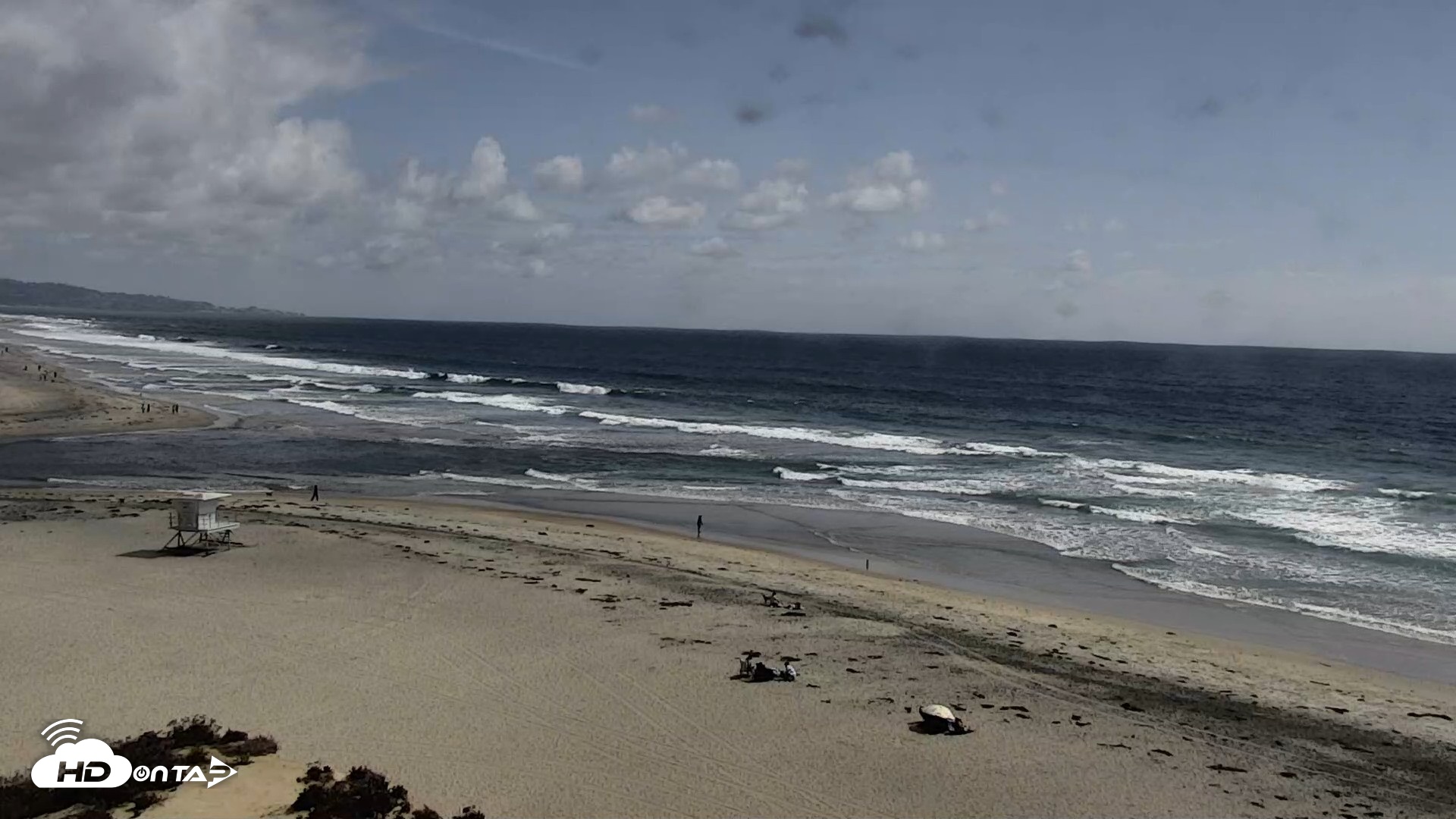 Snapshot of Del Mar Beach North Live Webcam taken May 26, 2026, 3:43pm PDT
