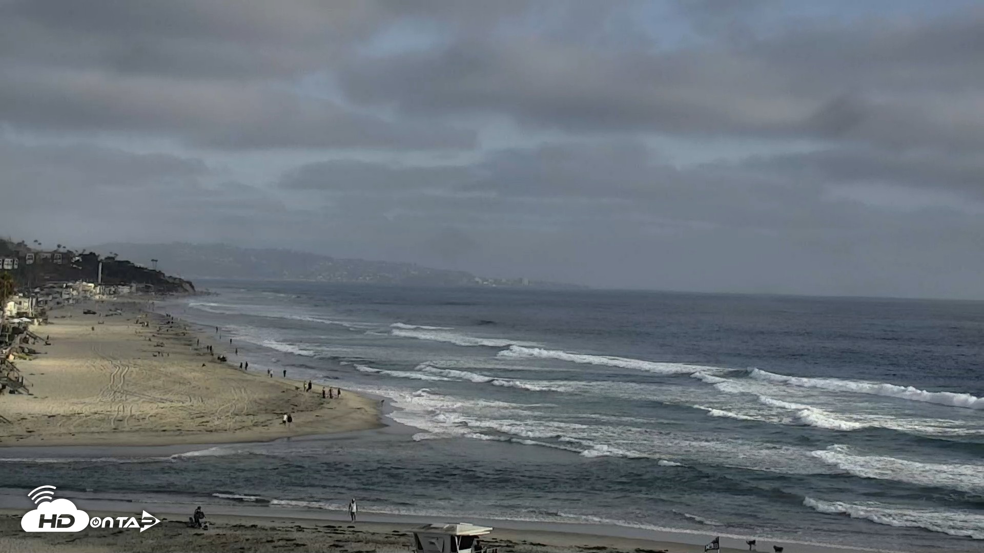 Snapshot of Del Mar Beach North Live Webcam taken Jun 9, 2026, 6:30pm PDT