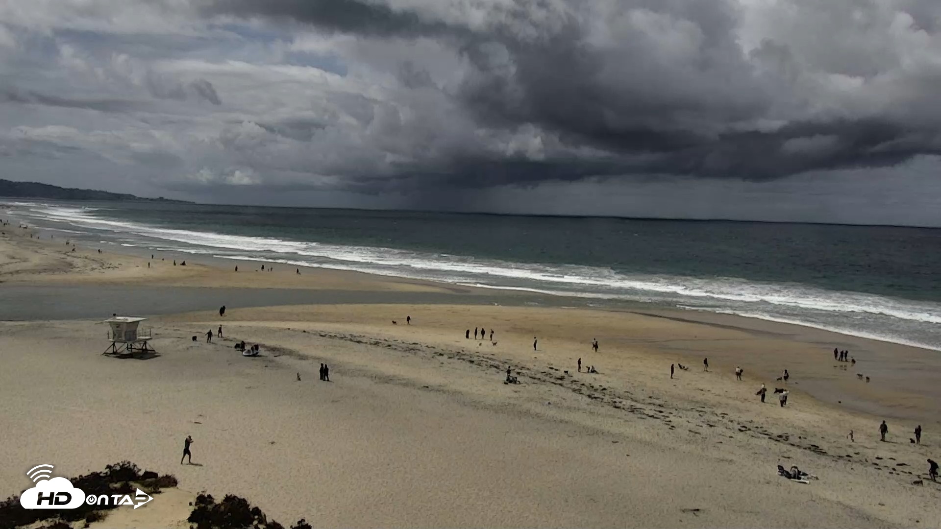 Snapshot of Del Mar Beach North Live Webcam taken Apr 12, 2026, 11:30am PDT