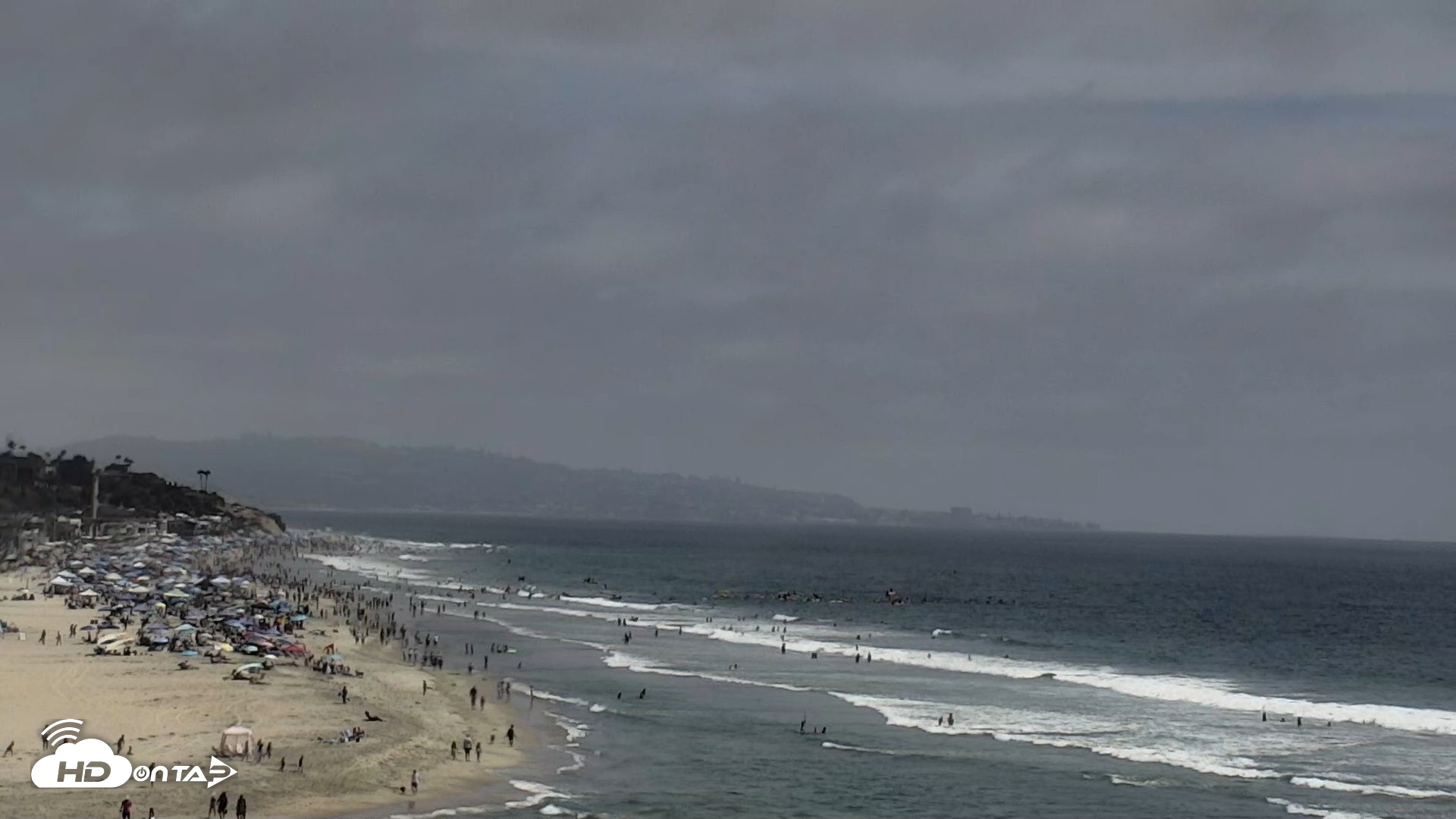 Snapshot of Del Mar Beach North Live Webcam taken Jul 4, 2026, 2:58pm PDT
