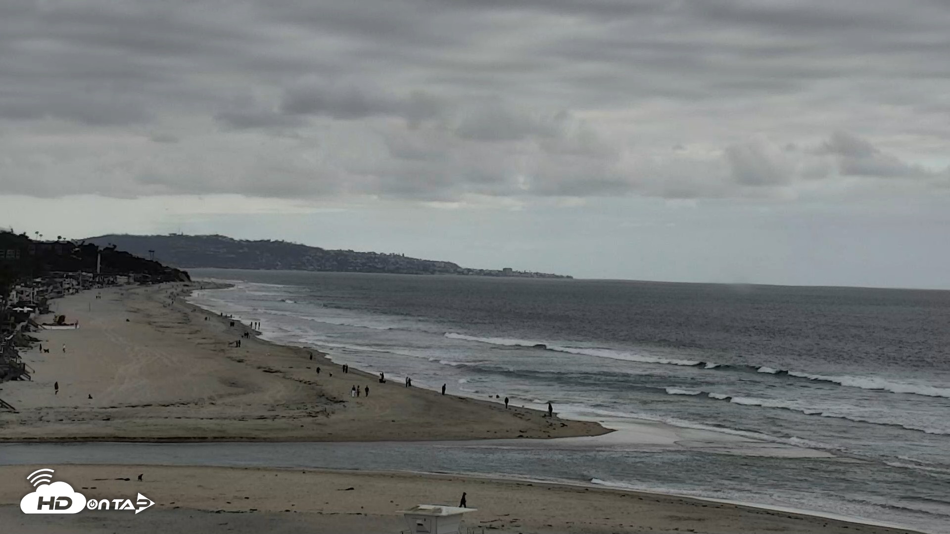 Snapshot of Del Mar Beach North Live Webcam taken May 3, 2026, 5:56pm PDT