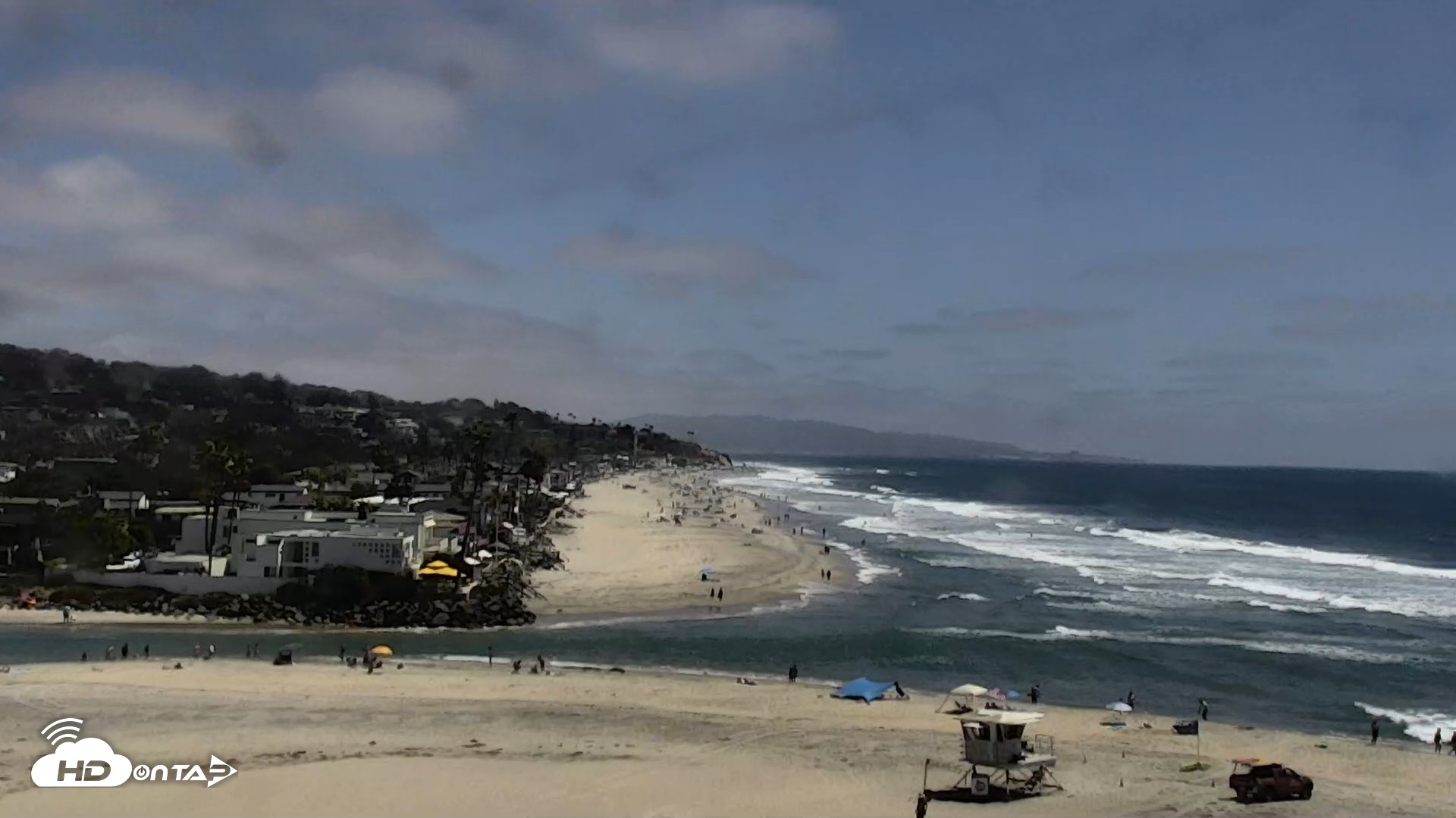 Snapshot of Del Mar Beach North Live Webcam taken Jul 6, 2026, 2:30pm PDT