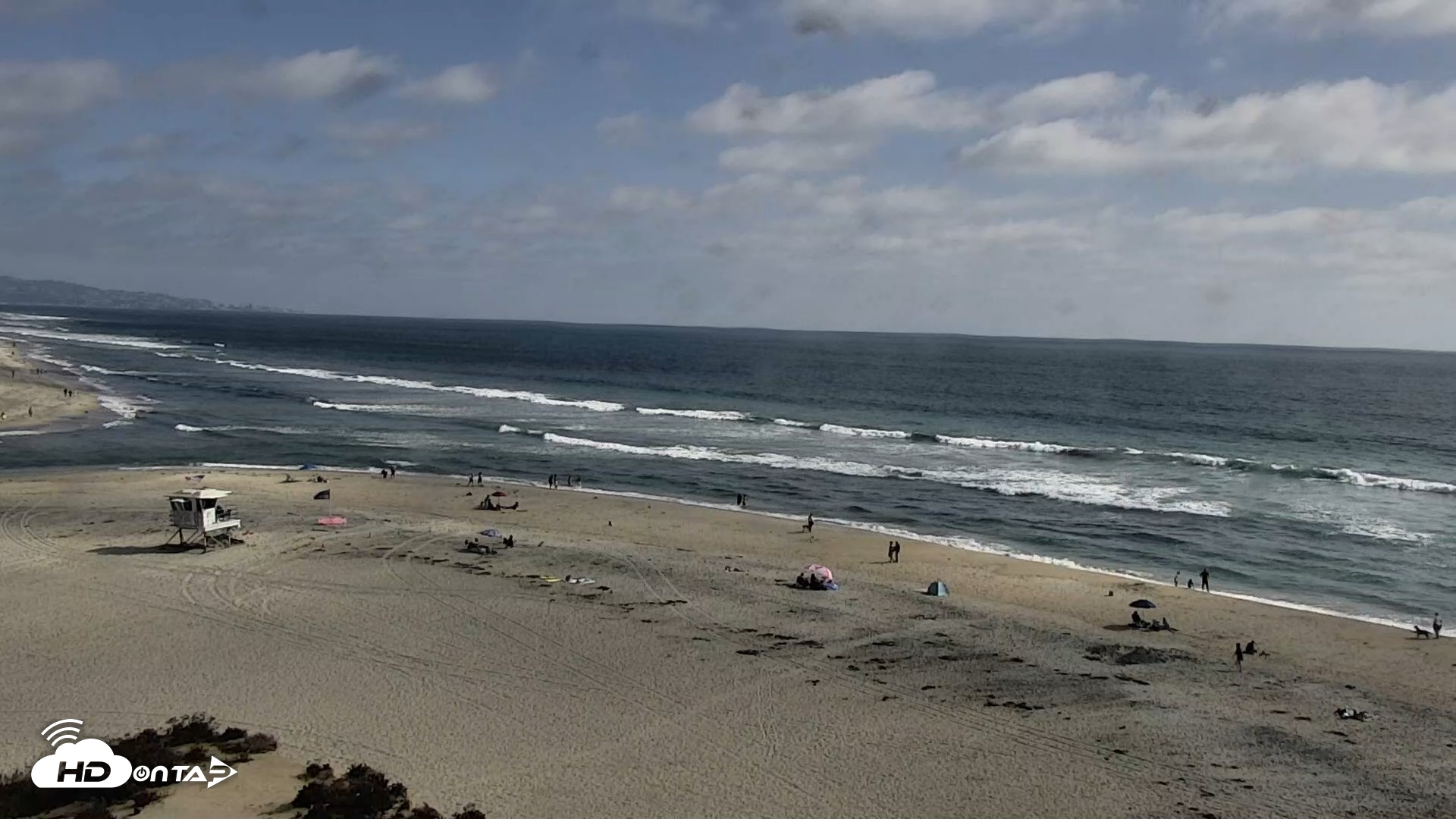 Snapshot of Del Mar Beach North Live Webcam taken Jun 25, 2026, 4:49pm PDT