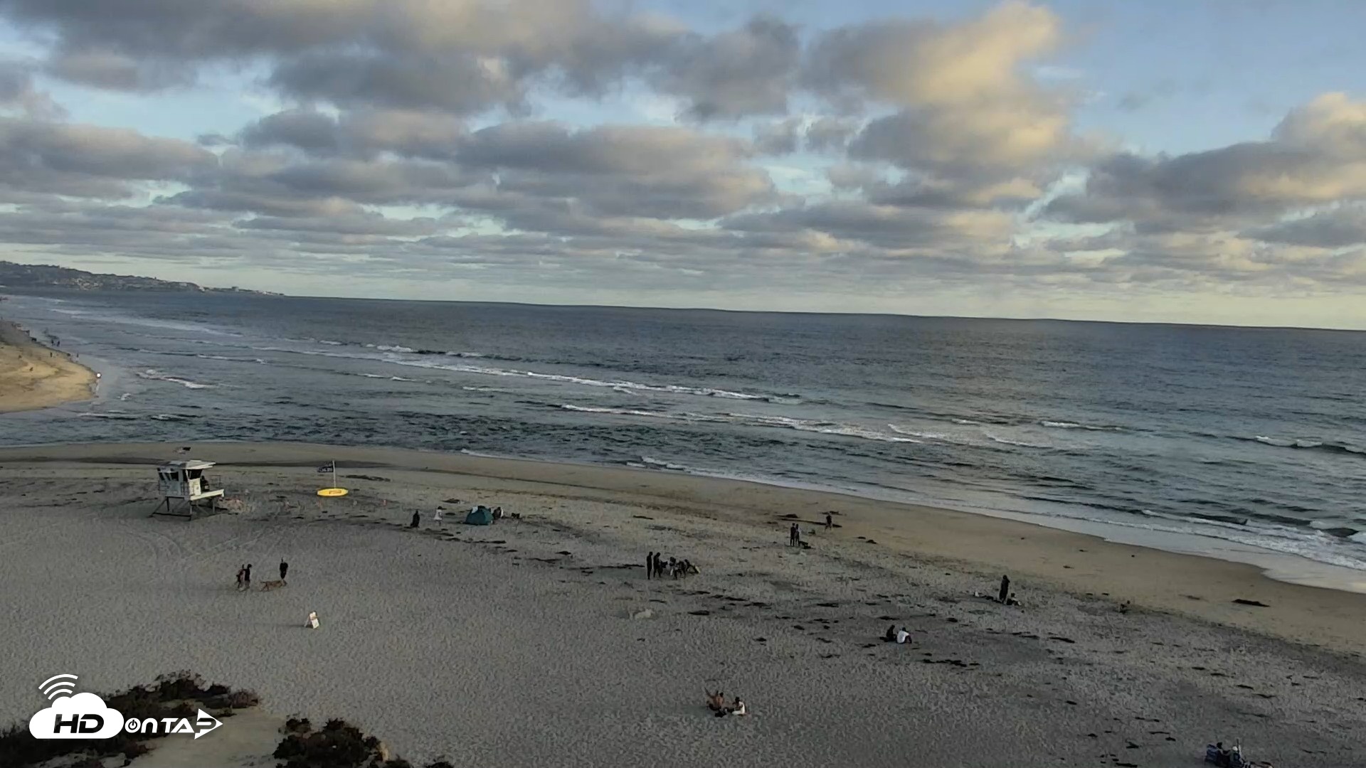 Snapshot of Del Mar Beach North Live Webcam taken Jun 21, 2026, 7:27pm PDT
