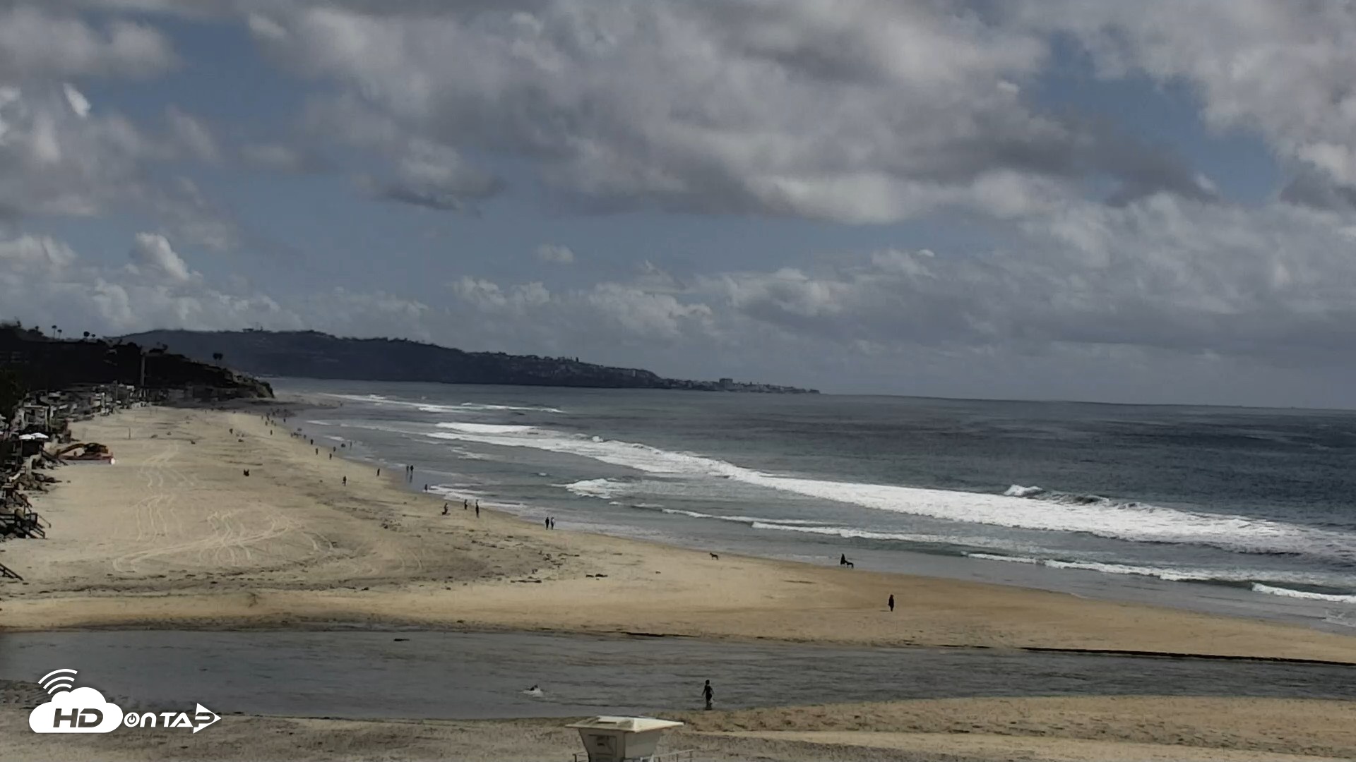 Snapshot of Del Mar Beach North Live Webcam taken Apr 13, 2026, 3:11pm PDT