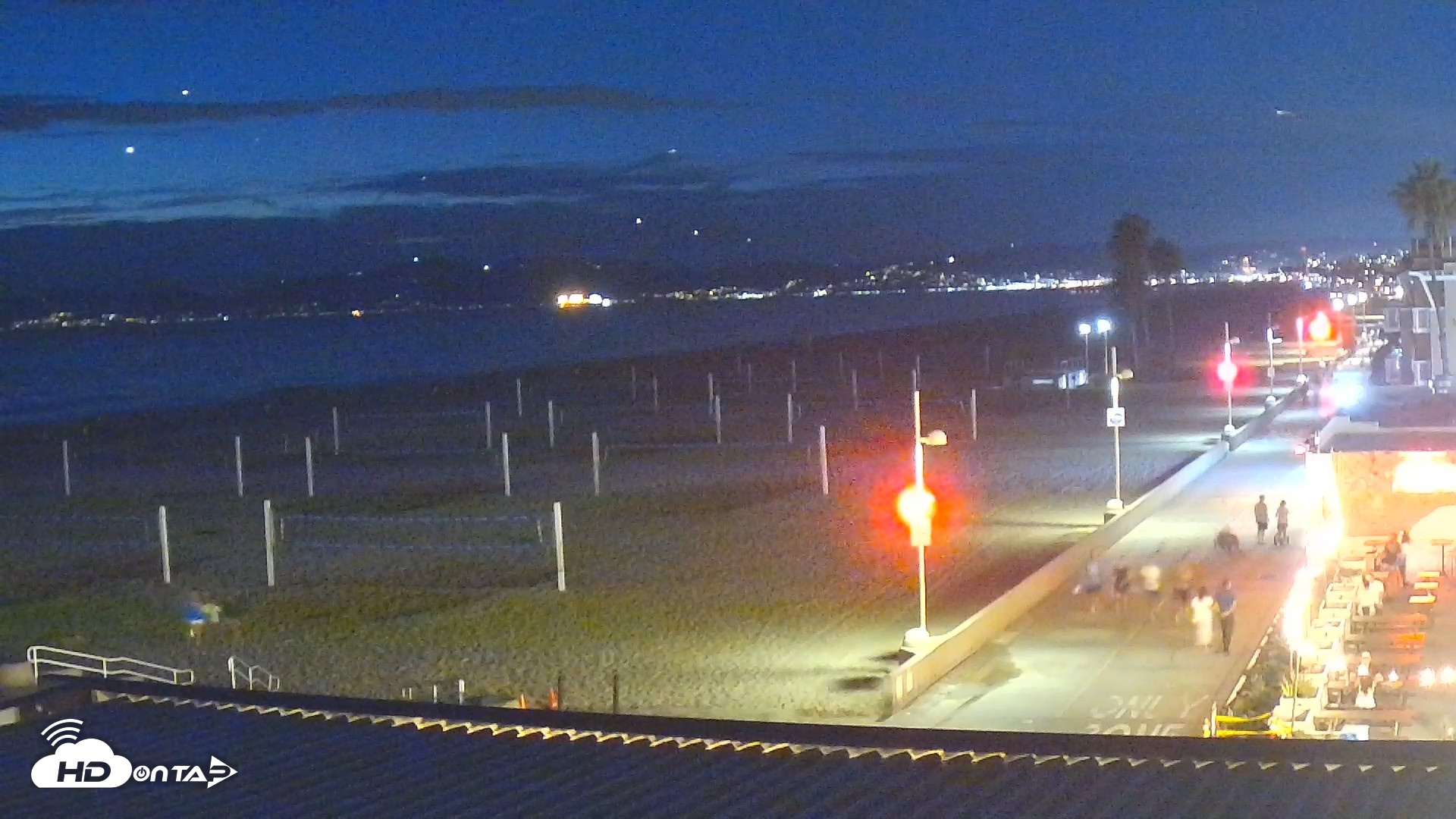Snapshot of Hermosa Beach North Live Webcam taken Sep 8, 2026, 8:03pm PDT