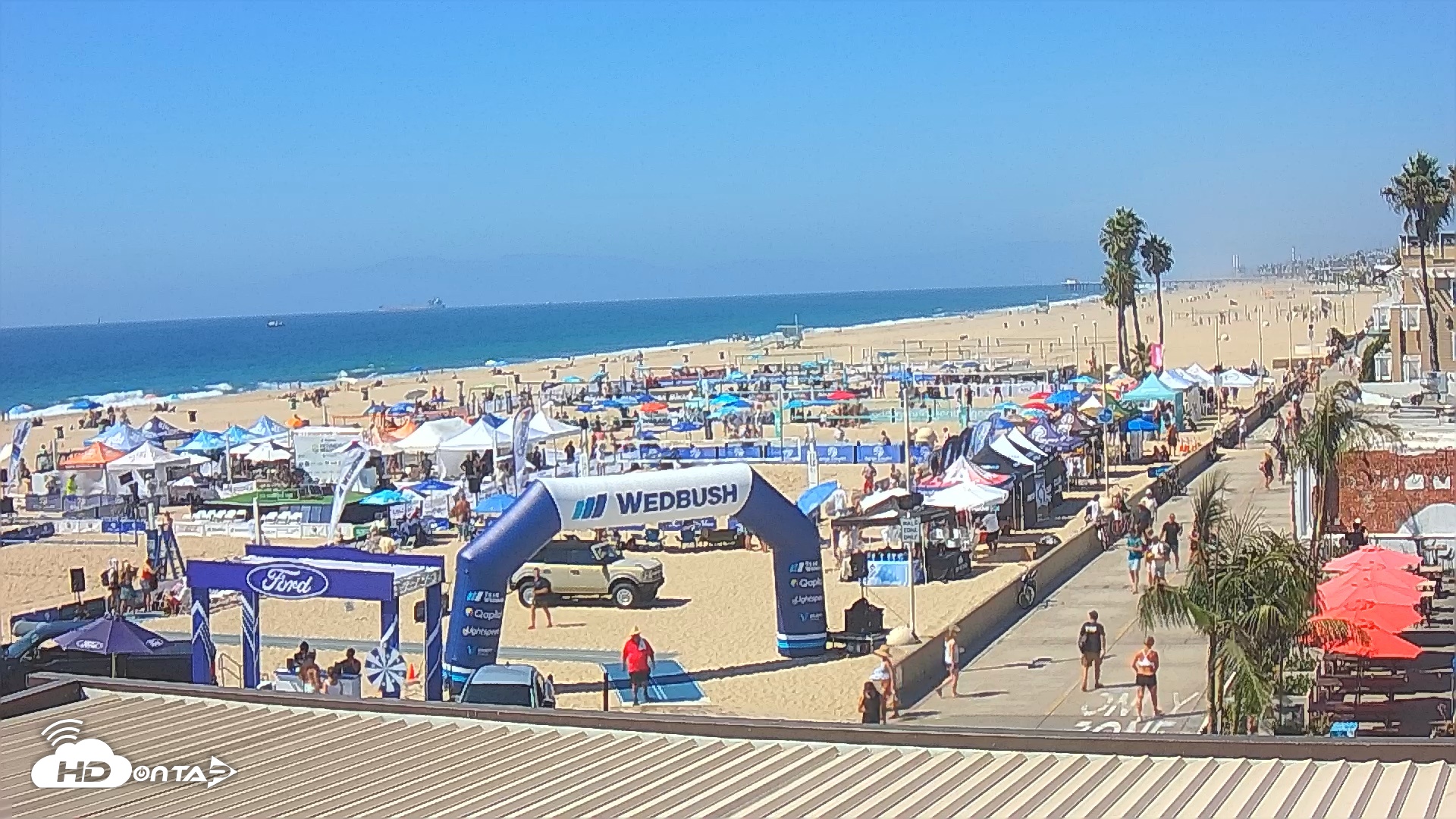 Snapshot of Hermosa Beach North Live Webcam taken Sep 11, 2026, 2:28pm PDT