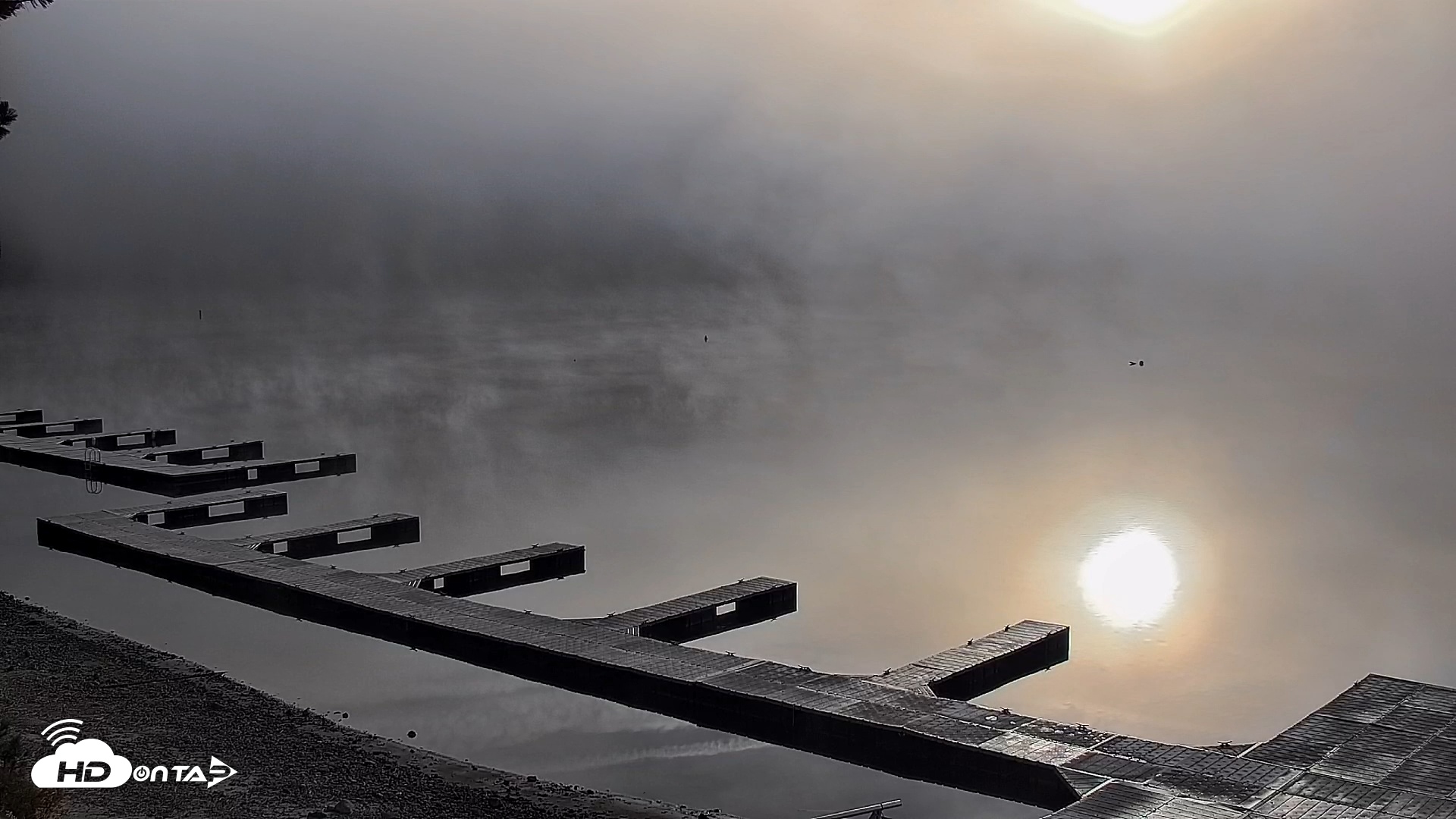 Snapshot of Donner Lake and Village Live Webcam taken Nov 10, 2025, 7:52am PST