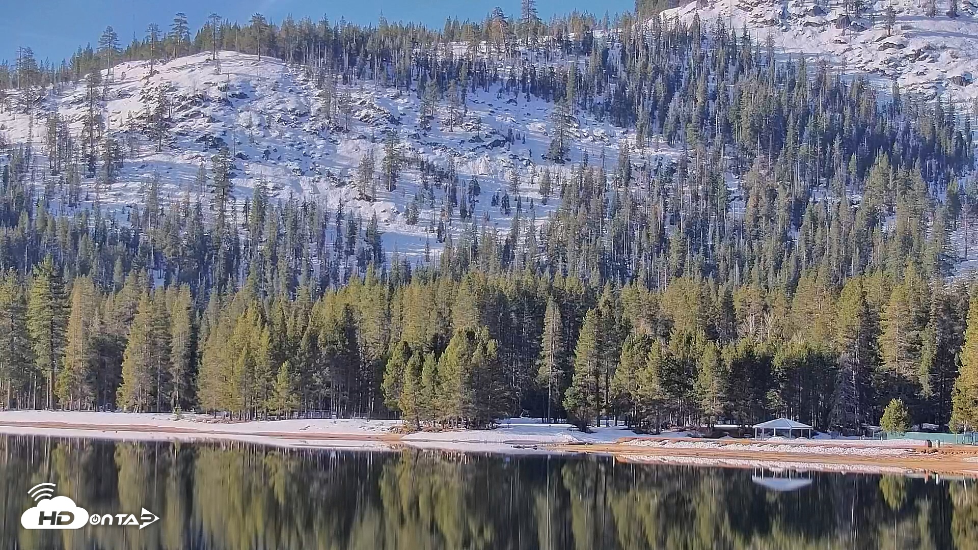 Snapshot of Donner Lake and Village Live Webcam taken Mar 9, 2026, 9:03am PDT