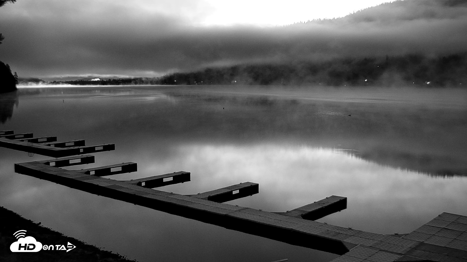 Snapshot of Donner Lake and Village Live Webcam taken Oct 24, 2025, 6:47am PDT