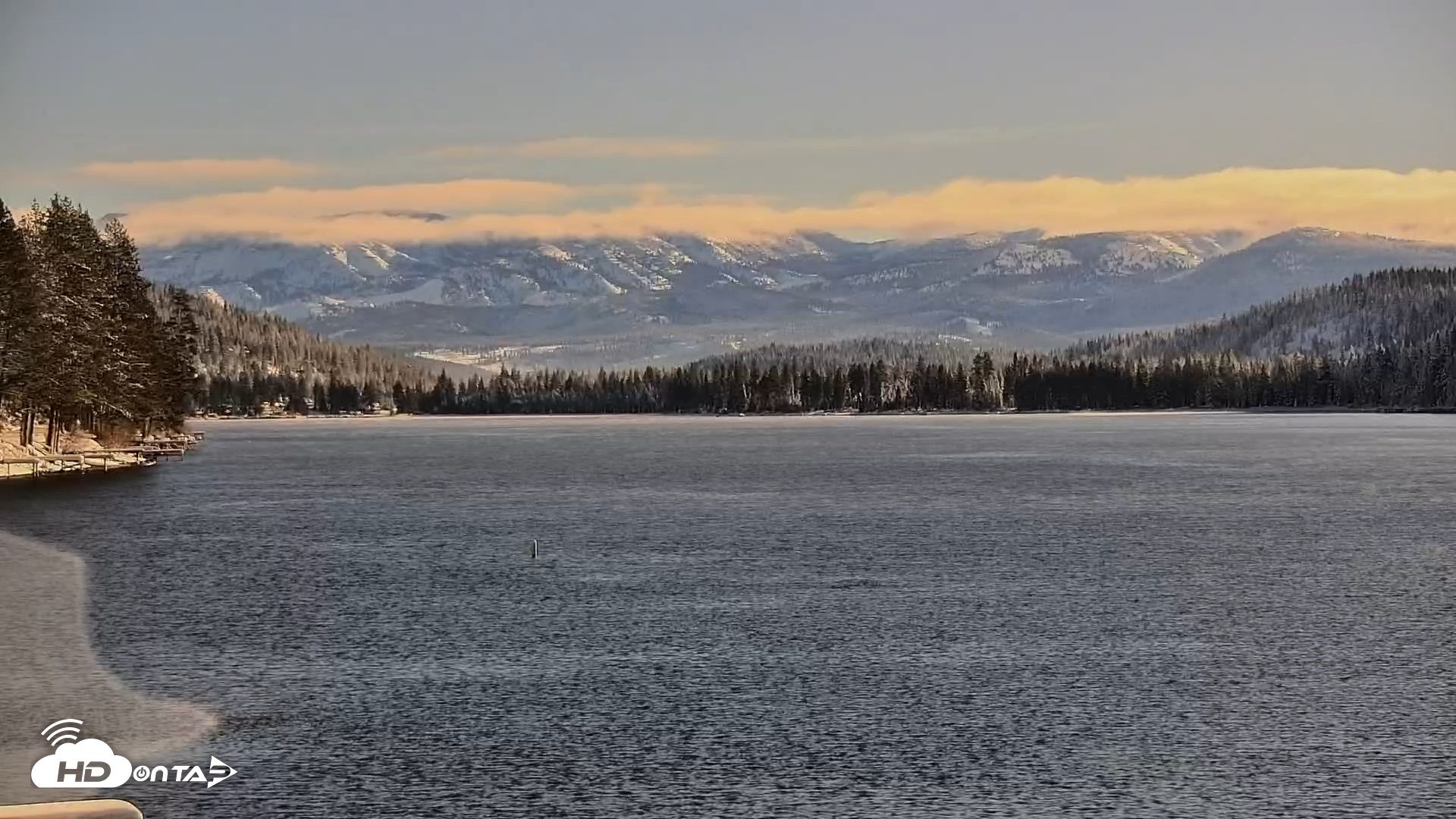 Snapshot of Donner Lake and Village Live Webcam taken Dec 27, 2025, 9:03am PST