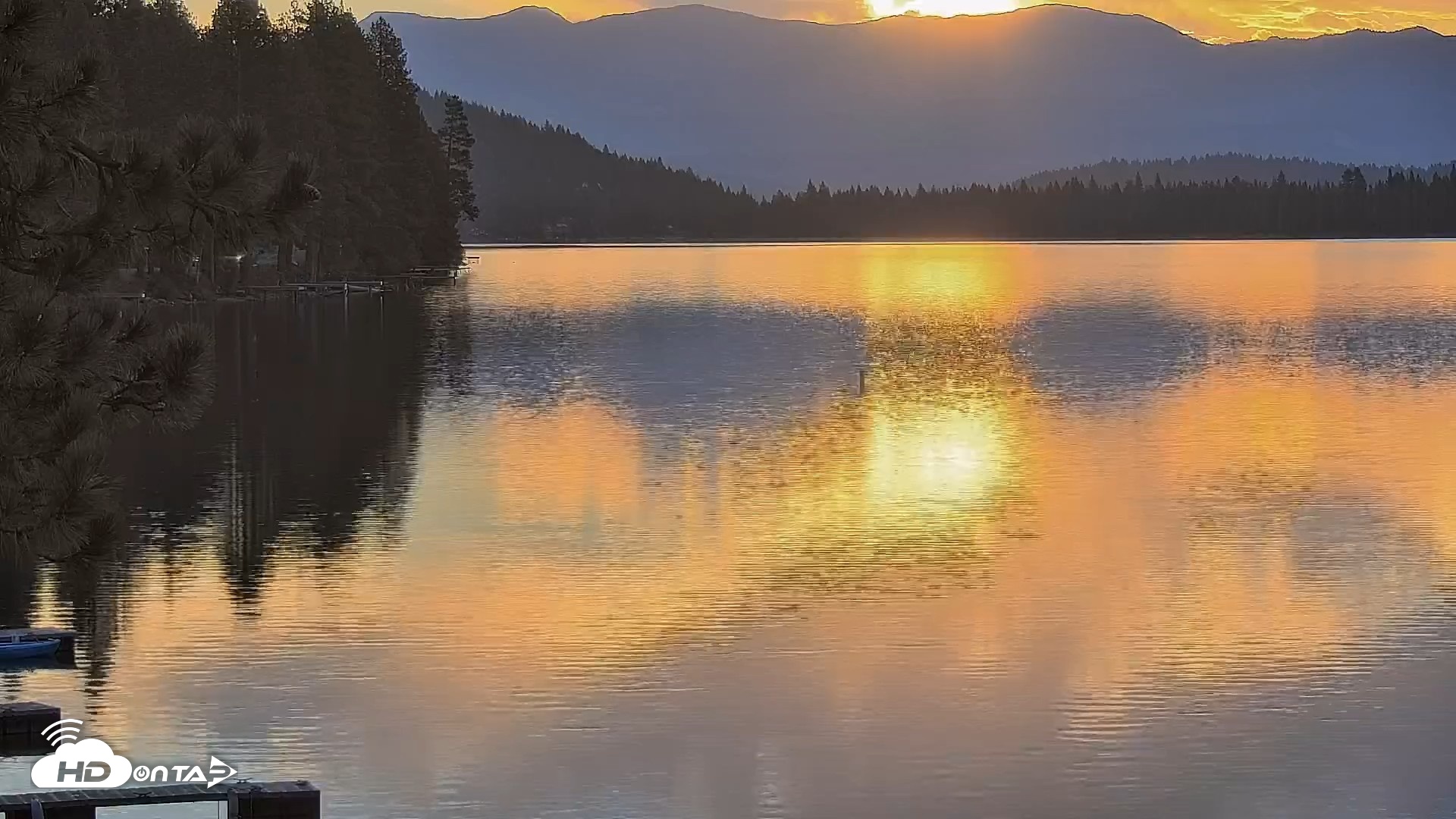 Snapshot of Donner Lake and Village Live Webcam taken Sep 21, 2026, 7:02am PDT