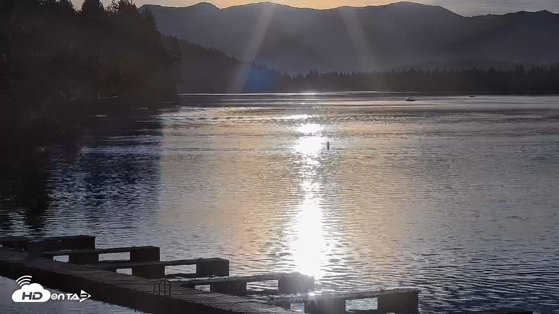 Snapshot of Donner Lake and Village Live Webcam taken Sep 12, 2026, 7:11am PDT