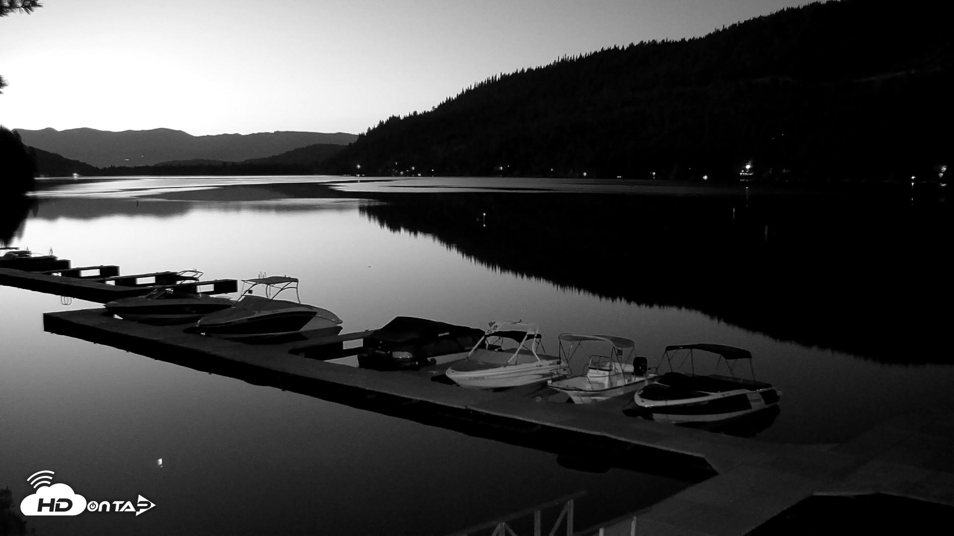 Snapshot of Donner Lake and Village Live Webcam taken Jun 5, 2025, 4:48am PDT
