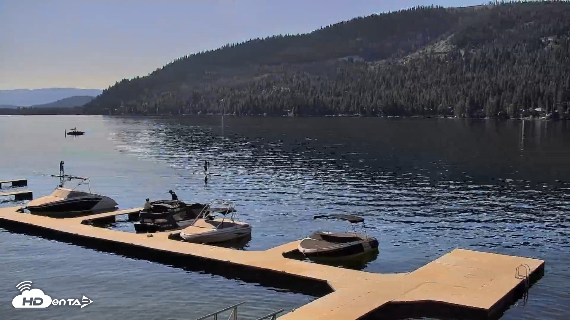 Snapshot of Donner Lake and Village Live Webcam taken May 25, 2026, 9:30am PDT