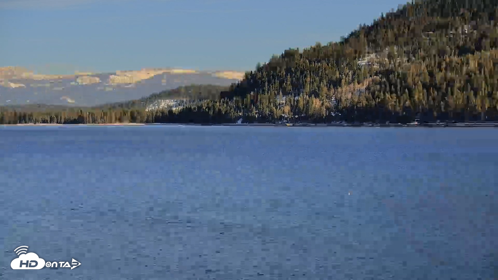Snapshot of Donner Lake and Village Live Webcam taken Feb 13, 2026, 3:39pm PST