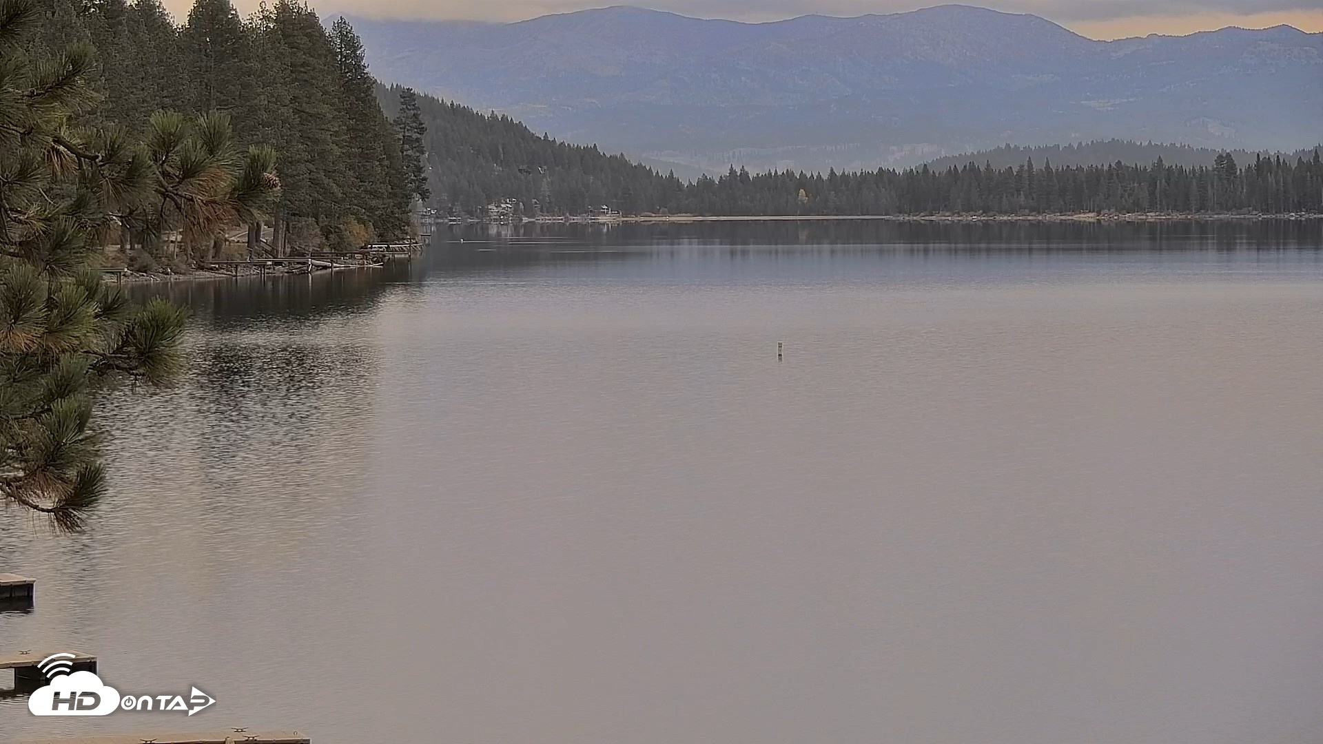 Snapshot of Donner Lake and Village Live Webcam taken Oct 21, 2026, 11:46am PDT