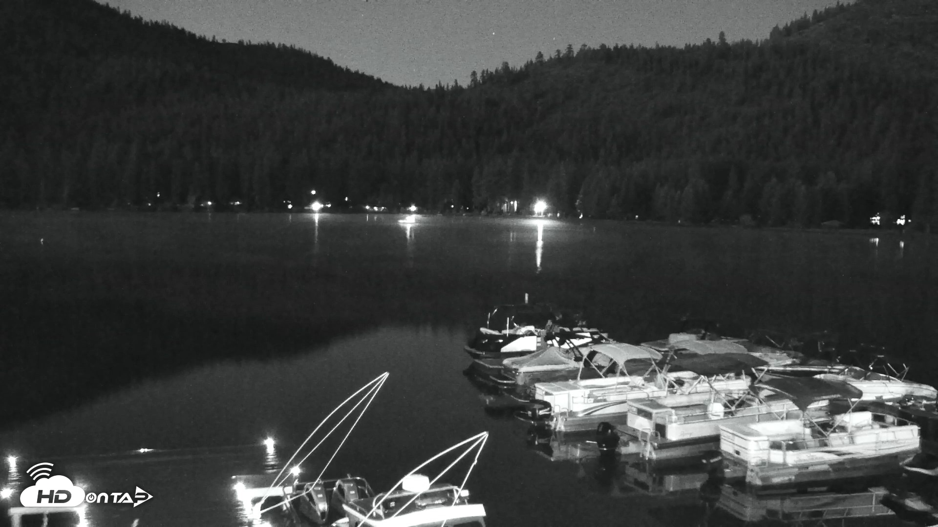 Snapshot of Donner Lake and Village Live Webcam taken Sep 7, 2026, 5:47am PDT