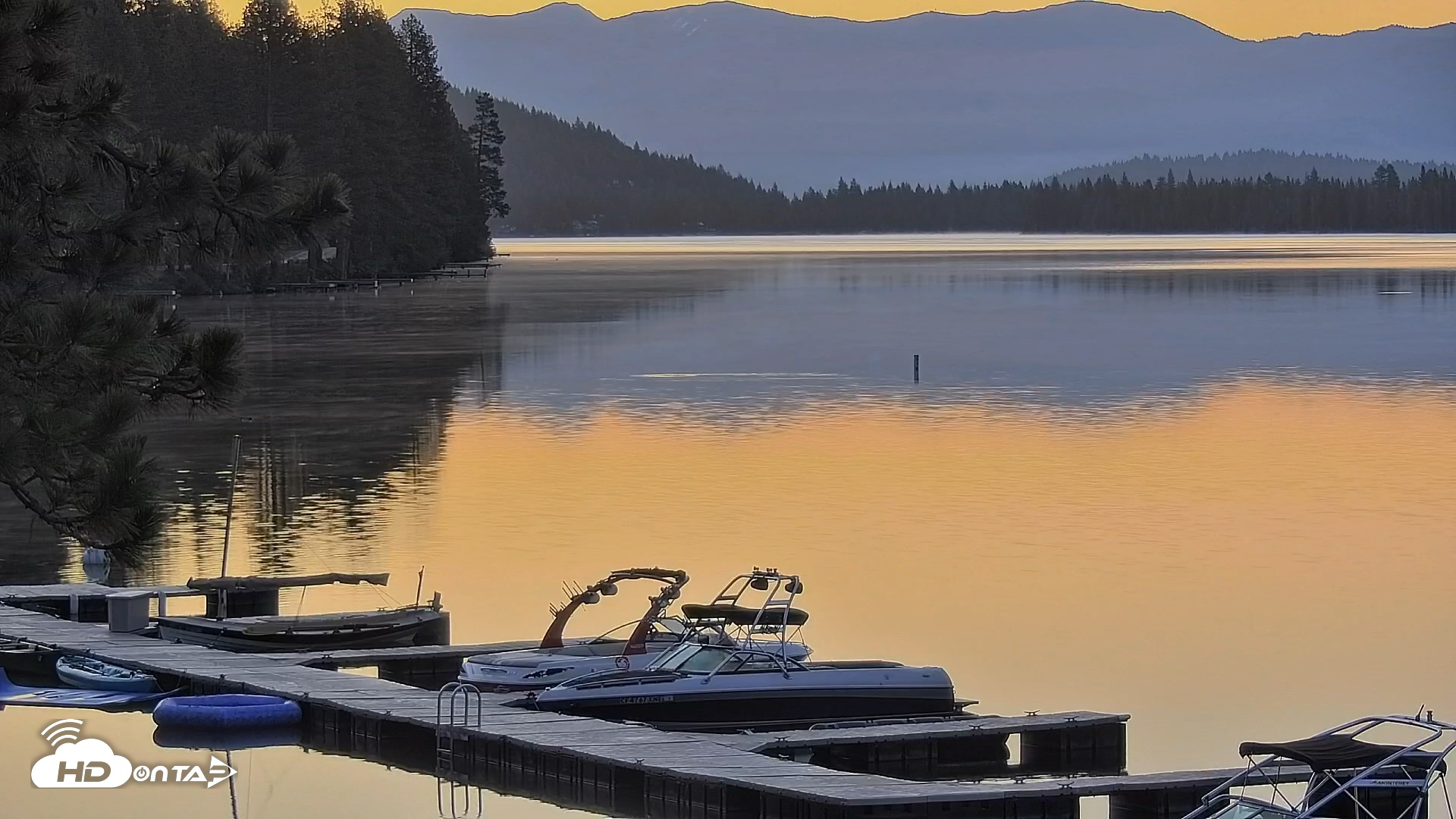 Snapshot of Donner Lake and Village Live Webcam taken Jul 2, 2026, 5:25am PDT