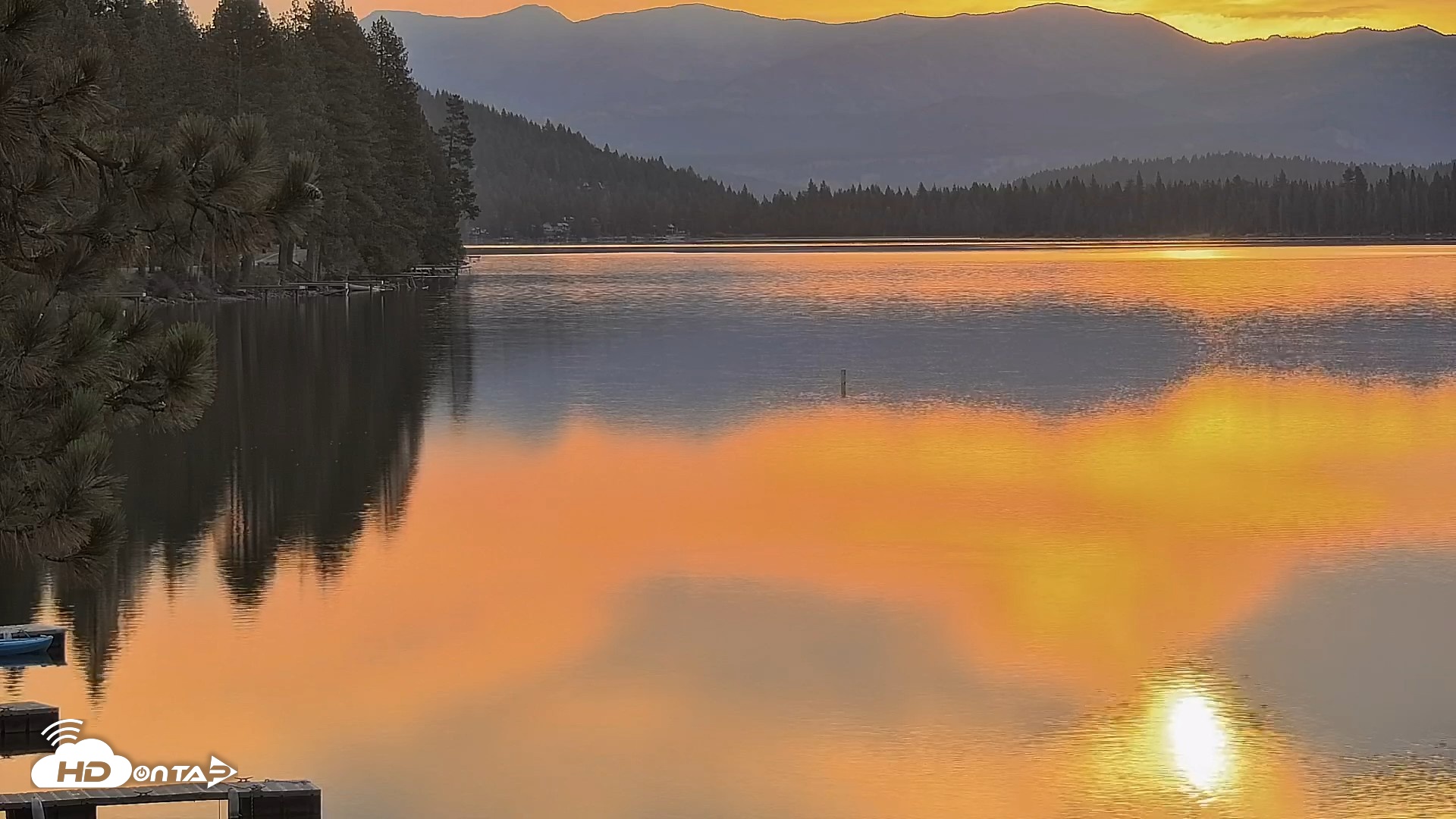Snapshot of Donner Lake and Village Live Webcam taken Sep 20, 2026, 7:21am PDT