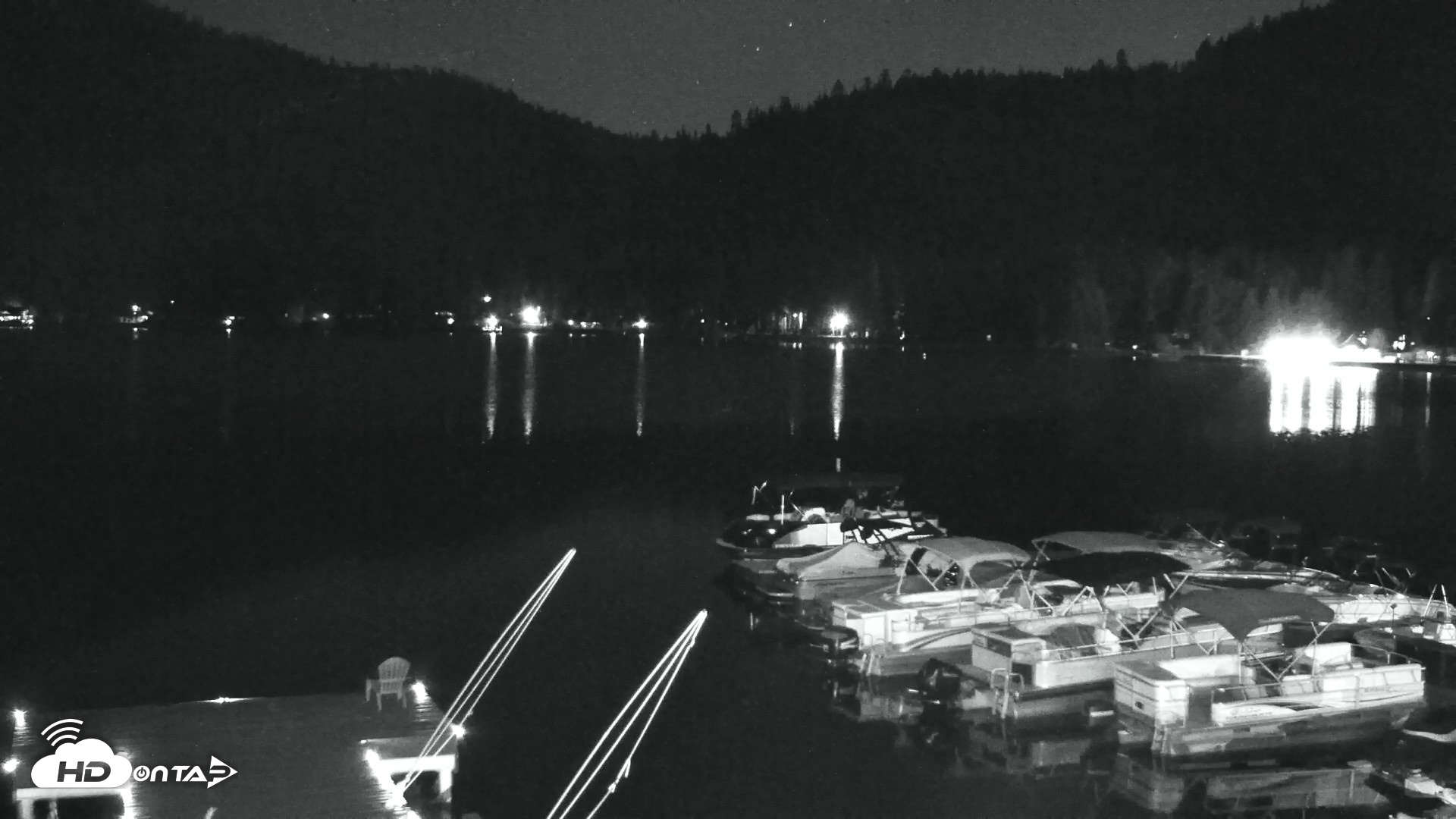 Snapshot of Donner Lake and Village Live Webcam taken Sep 13, 2026, 8:09pm PDT