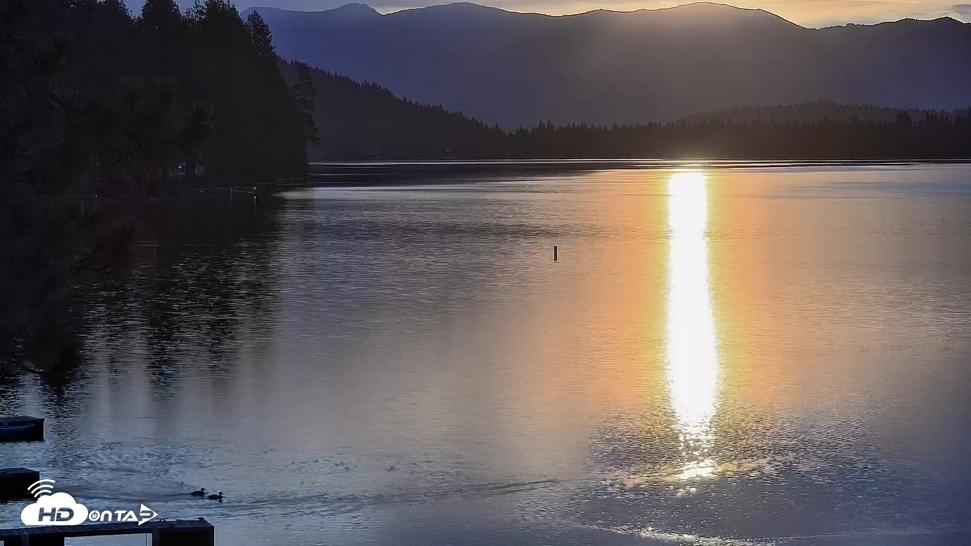 Snapshot of Donner Lake and Village Live Webcam taken Sep 20, 2026, 7:09am PDT