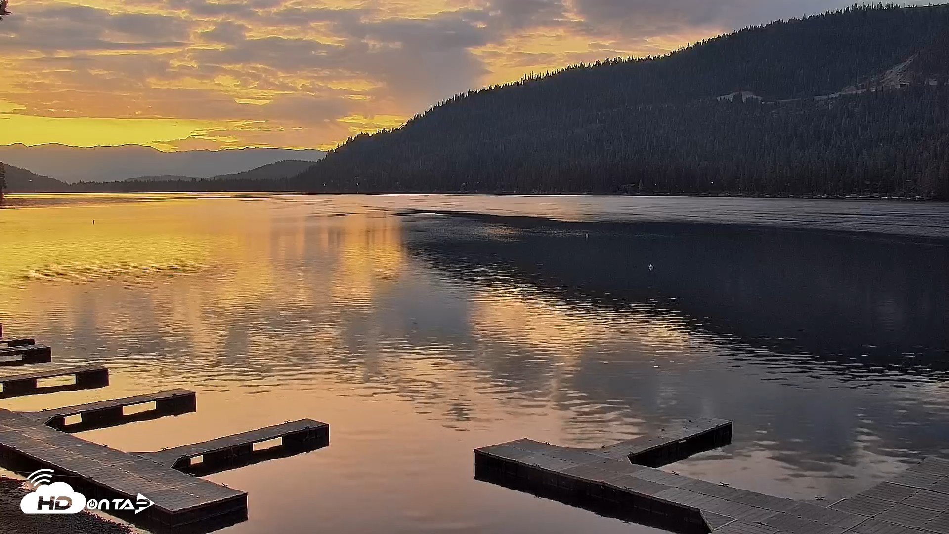 Snapshot of Donner Lake and Village Live Webcam taken Sep 21, 2026, 6:30am PDT
