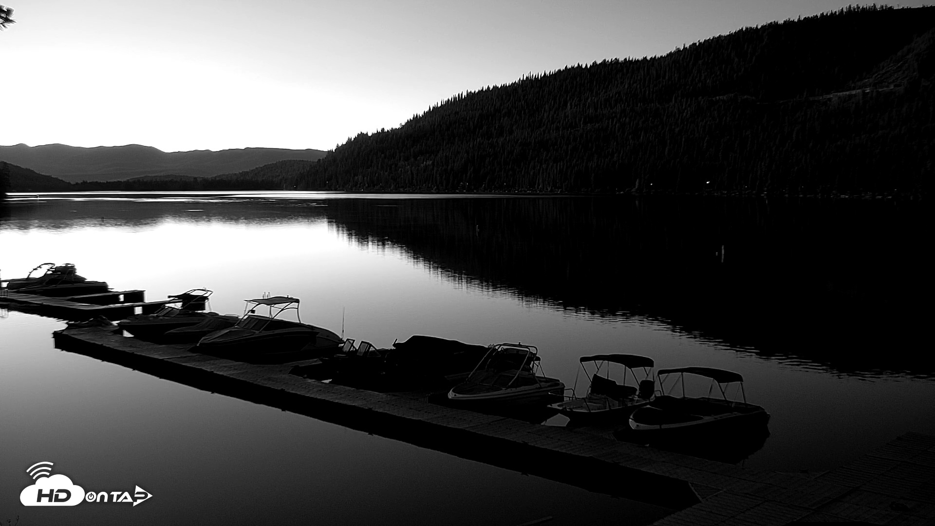 Snapshot of Donner Lake and Village Live Webcam taken Jul 23, 2026, 5:23am PDT