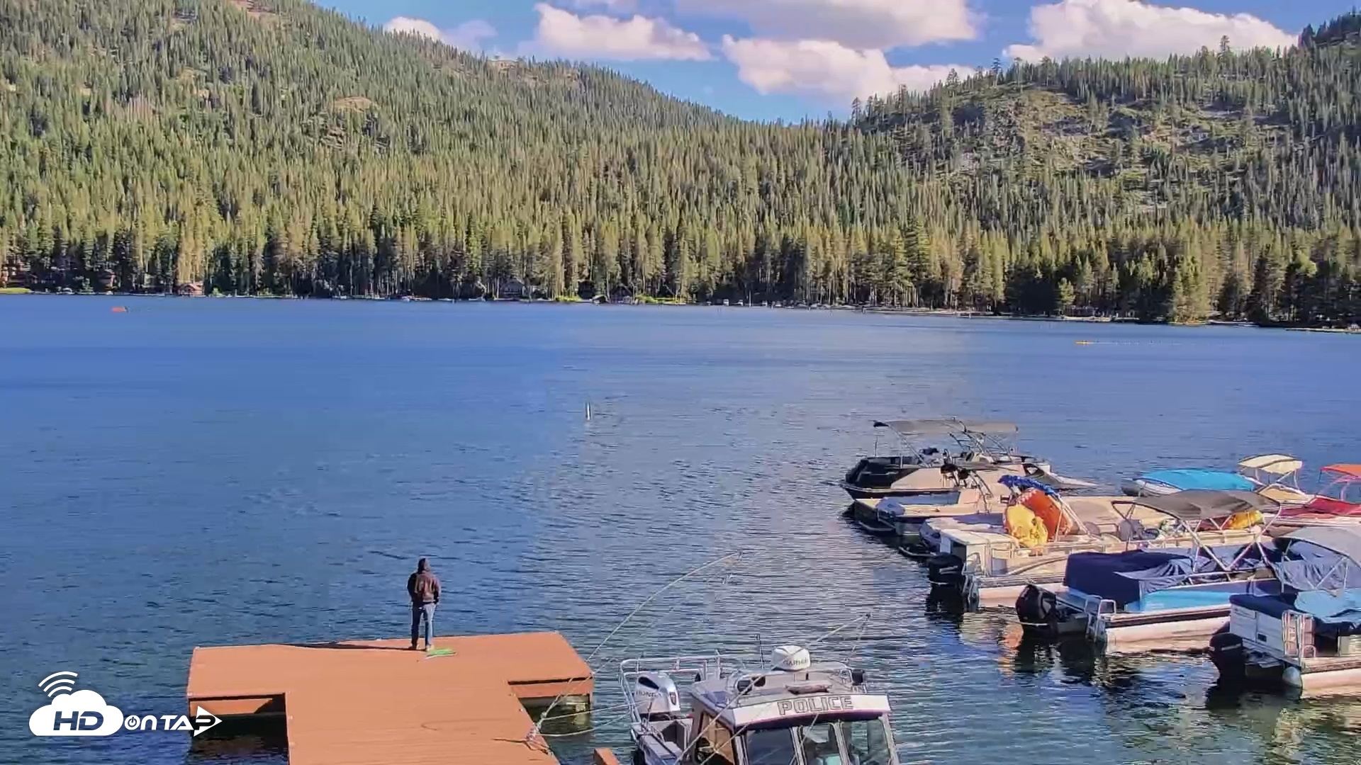 Snapshot of Donner Lake and Village Live Webcam taken Jun 27, 2026, 5:34pm PDT