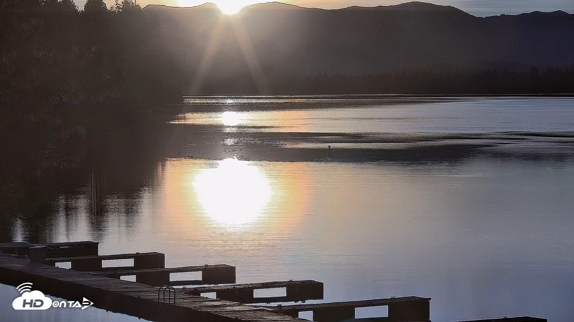 Snapshot of Donner Lake and Village Live Webcam taken Sep 12, 2026, 6:55am PDT