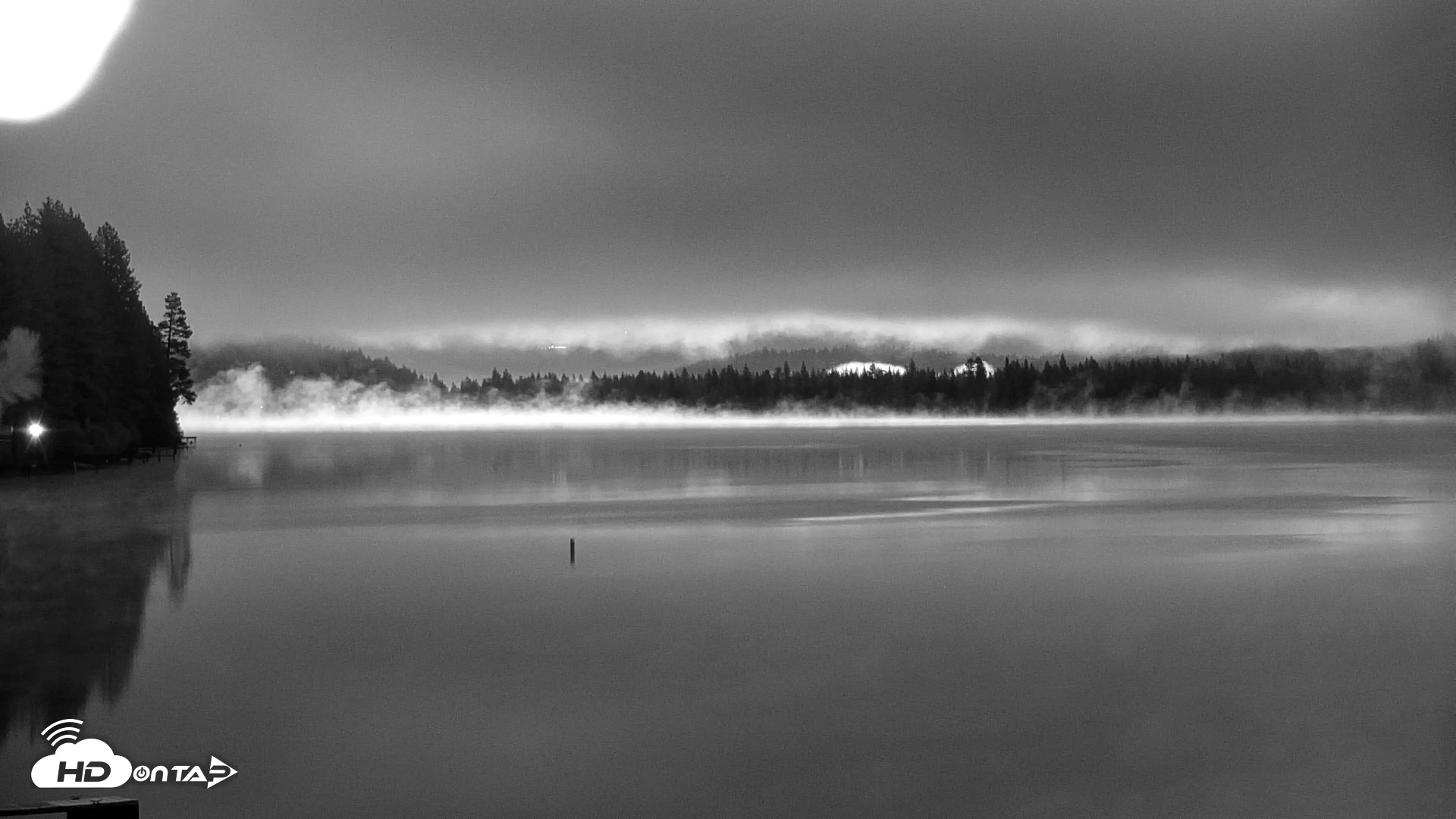 Snapshot of Donner Lake and Village Live Webcam taken Oct 24, 2025, 6:47am PDT