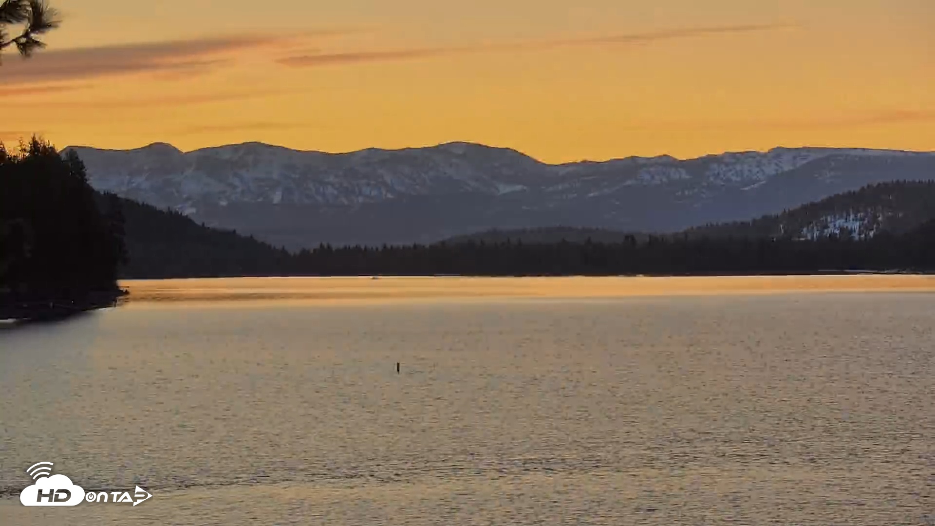 Snapshot of Donner Lake and Village Live Webcam taken Apr 12, 2025, 6:21am PDT