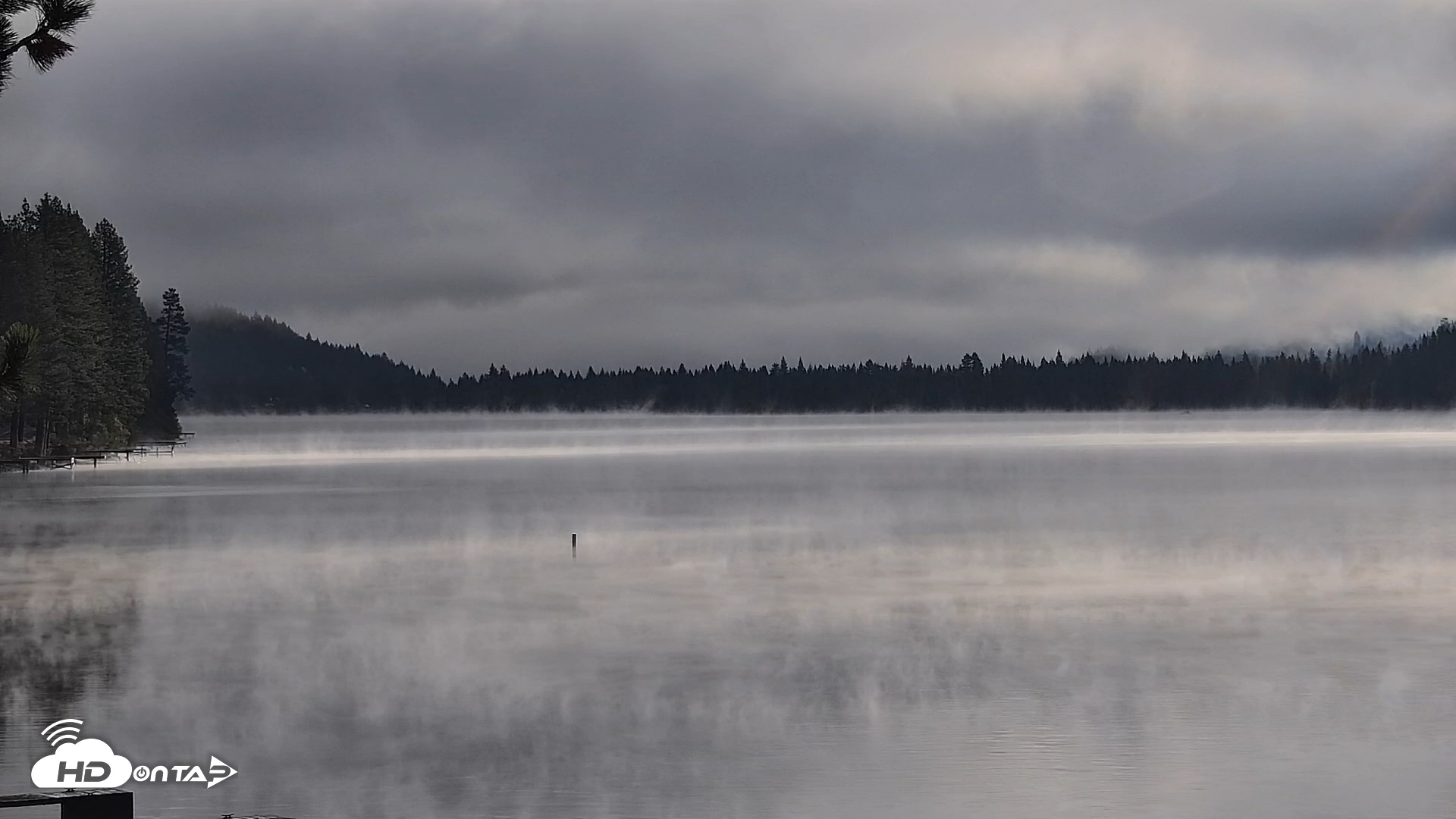 Snapshot of Donner Lake and Village Live Webcam taken Oct 12, 2025, 8:54am PDT