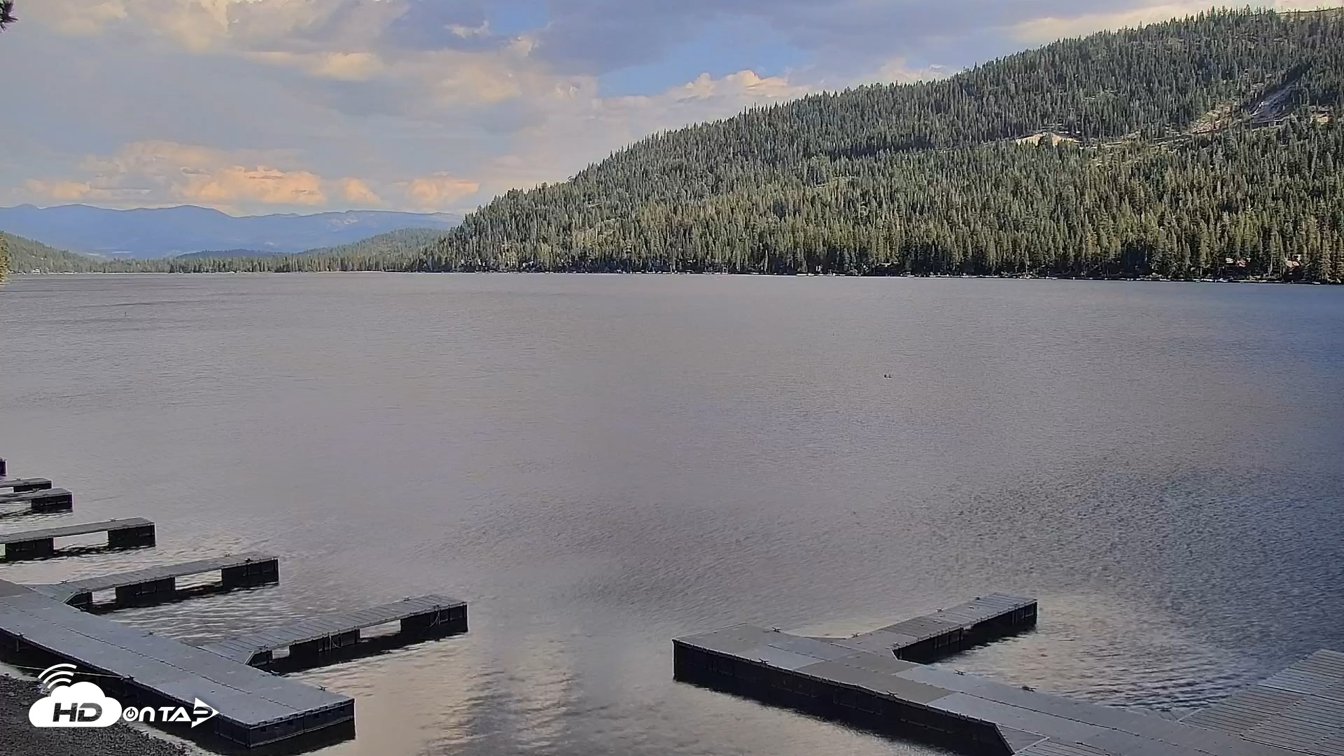 Snapshot of Donner Lake and Village Live Webcam taken Sep 22, 2026, 3:33pm PDT