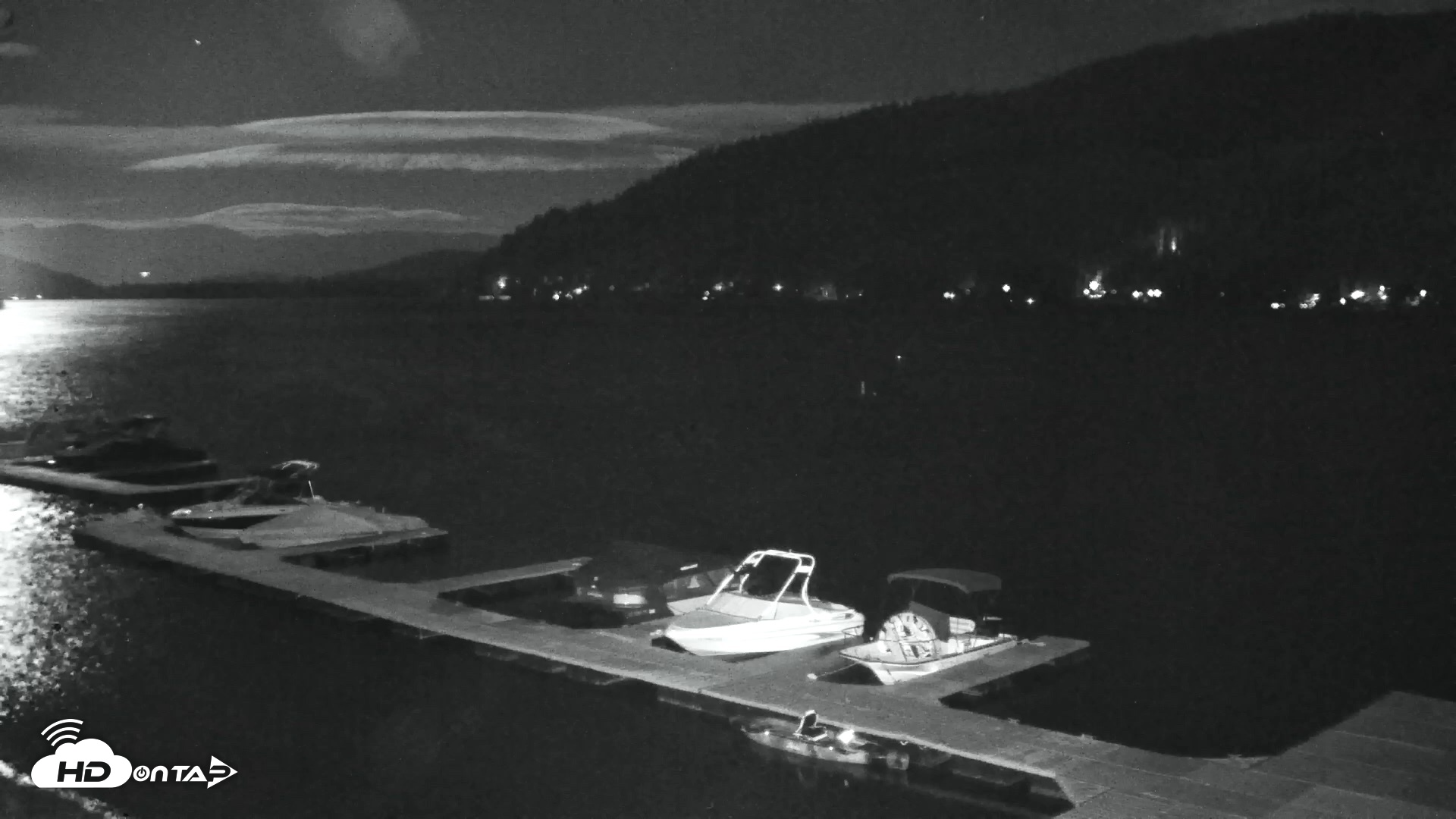 Snapshot of Donner Lake and Village Live Webcam taken Sep 1, 2026, 11:51pm PDT