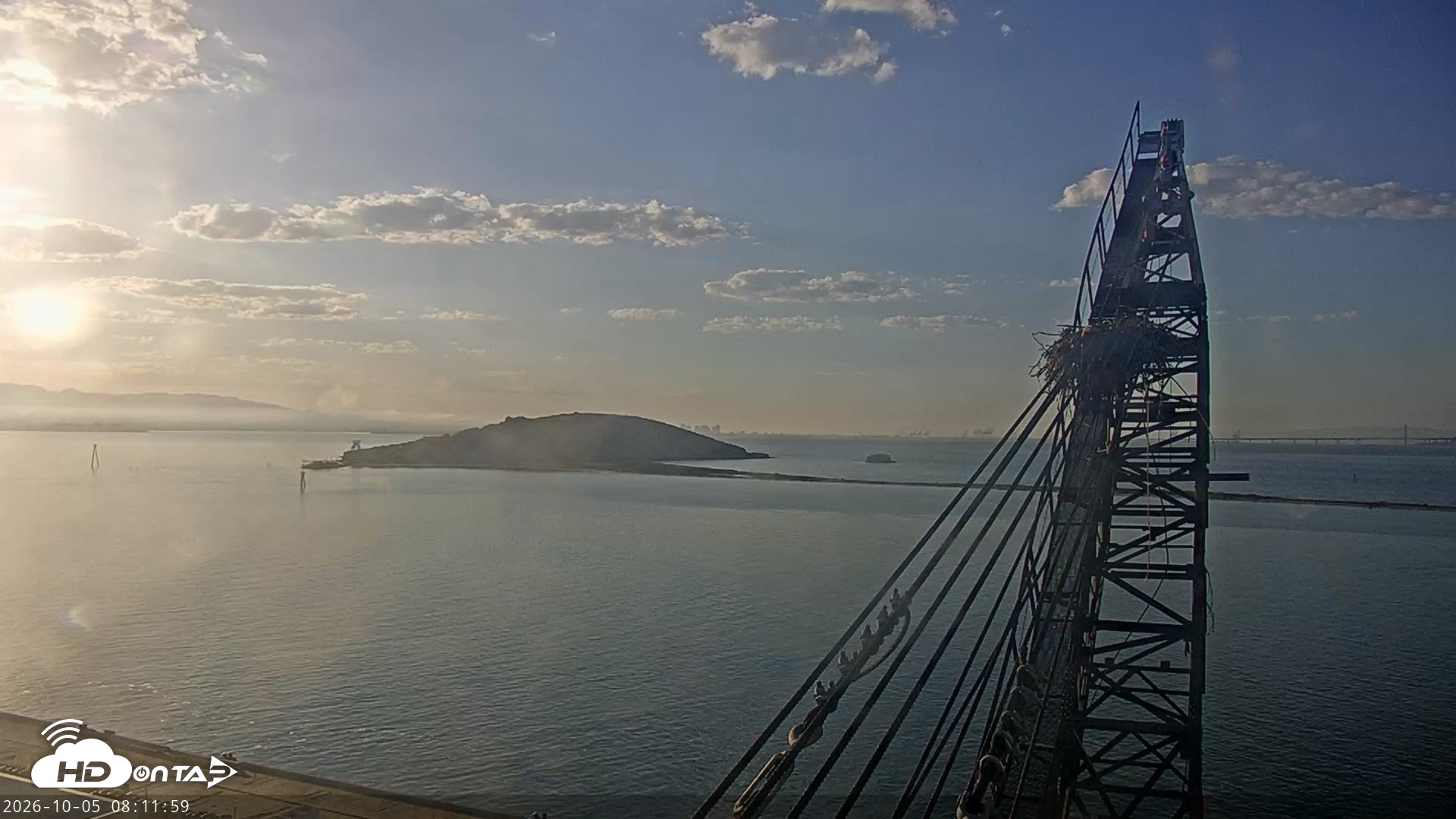 Snapshot of San Francisco Bay Osprey Nest Live Webcam taken Oct 5, 2026, 8:13am PDT