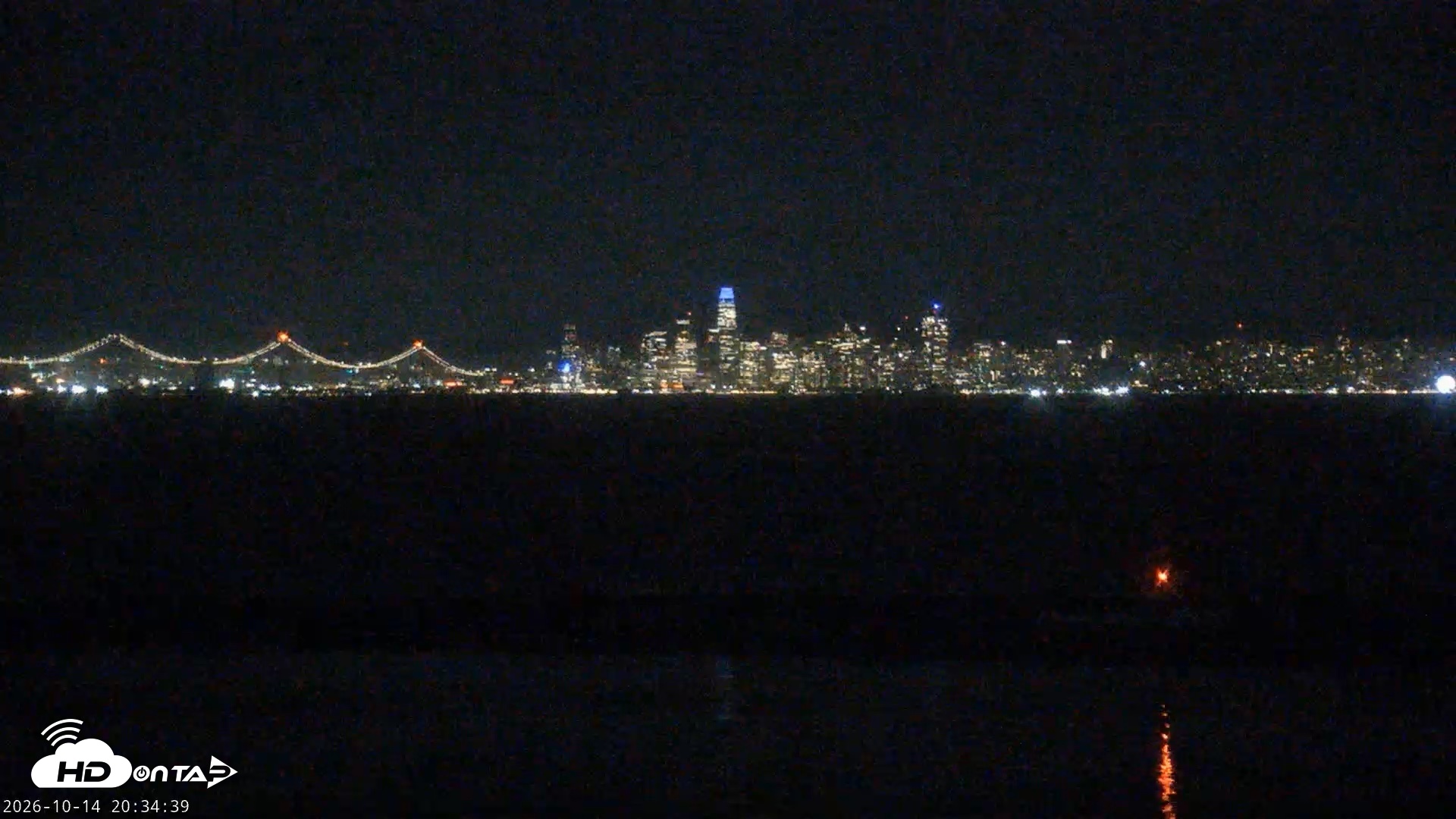 Snapshot of San Francisco Bay Osprey Nest Live Webcam taken Oct 14, 2026, 8:35pm PDT