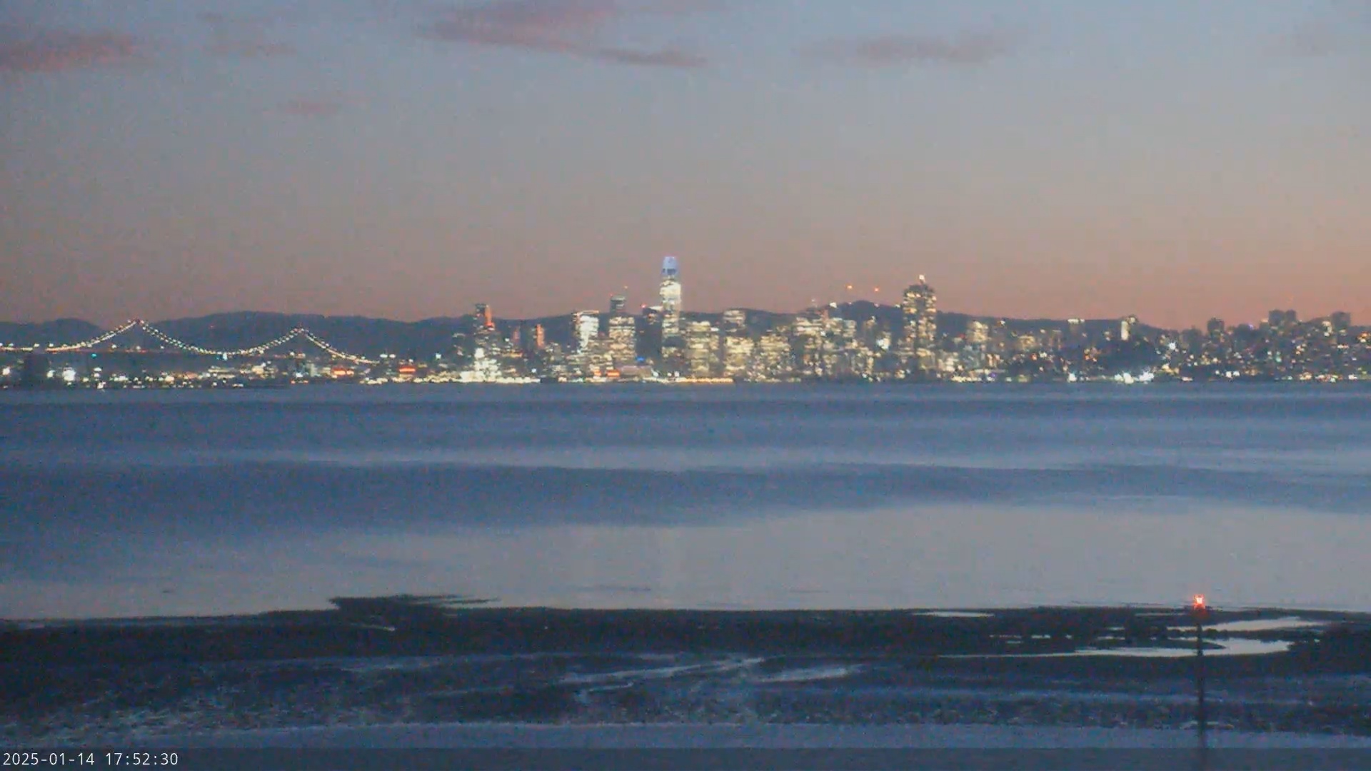 Snapshot of San Francisco Bay Osprey Nest Live Webcam taken Jan 14, 2025, 5:53pm PST