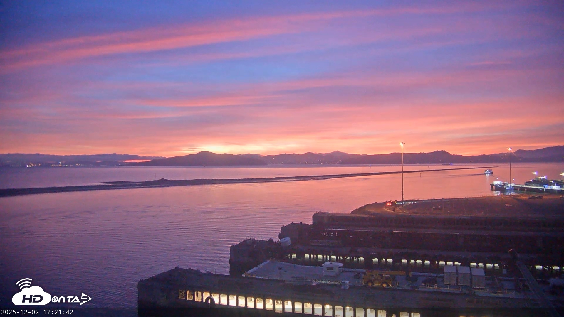 Snapshot of San Francisco Bay Osprey Nest Live Webcam taken Dec 2, 2025, 5:22pm PST
