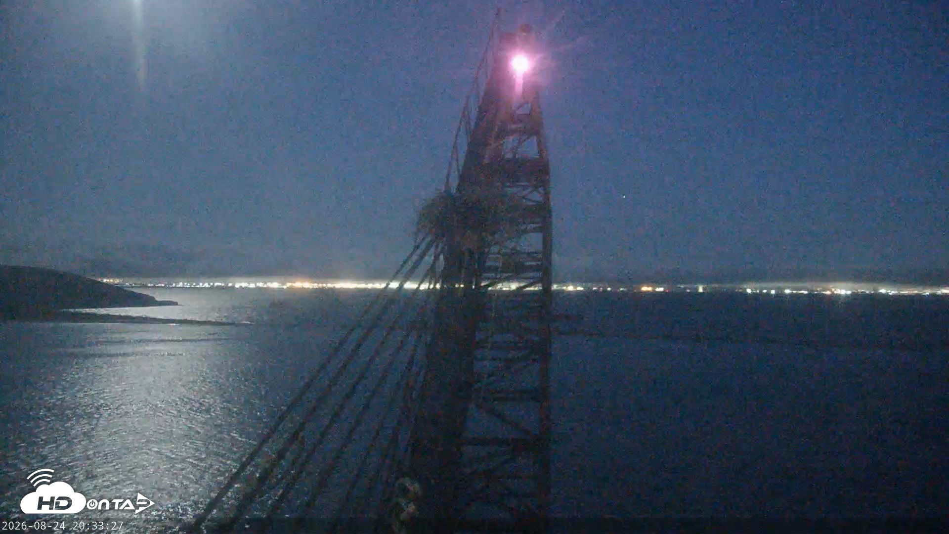Snapshot of San Francisco Bay Osprey Nest Live Webcam taken Aug 24, 2026, 8:34pm PDT